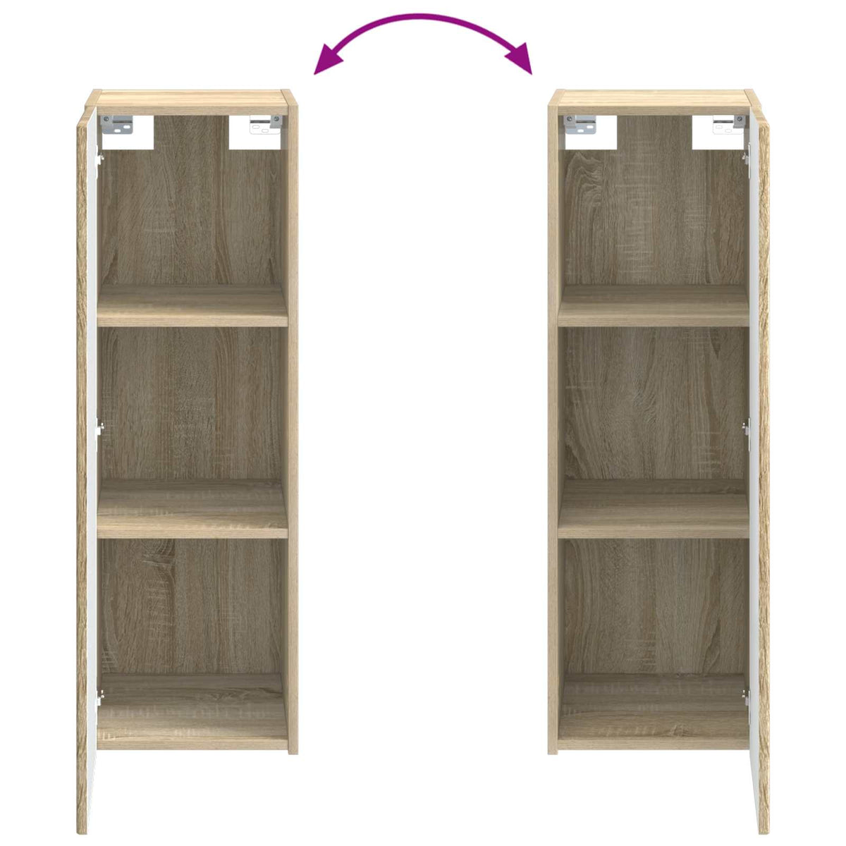 Bathroom Furniture Set 5 pcs Sonoma Oak 33 x 34.5 x 100 cm