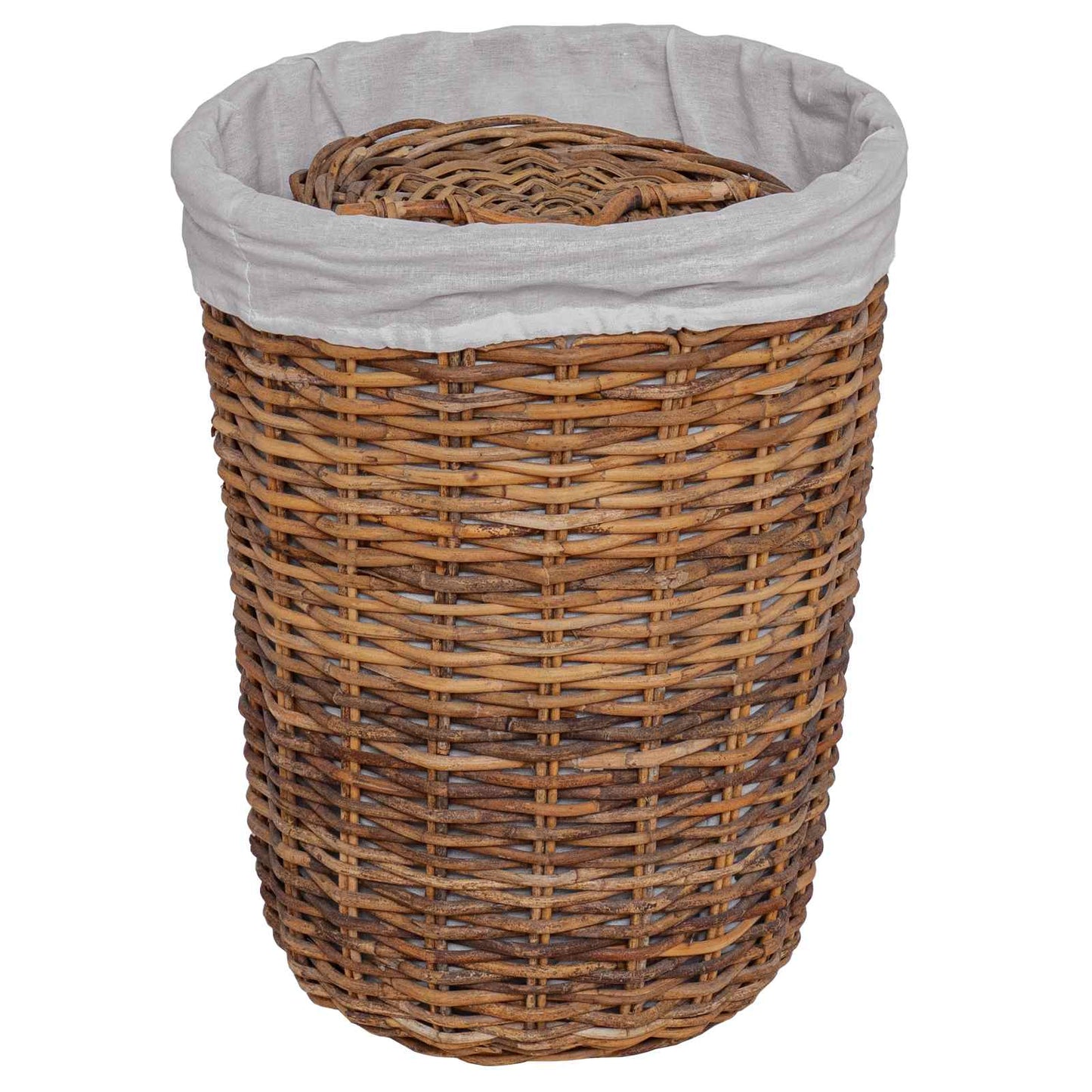Laundry Basket 2 pcs Brown