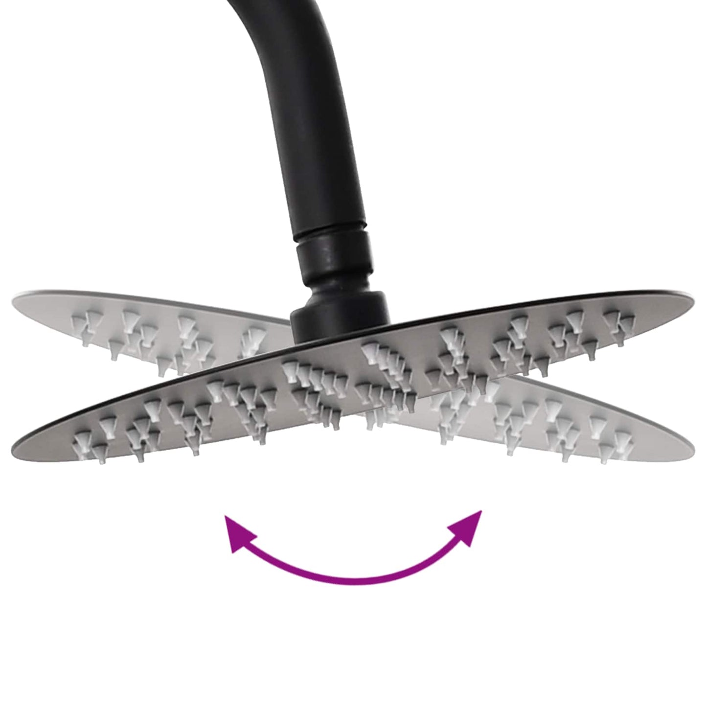 Shower System Black 47 x 20 x 95 cm Stainless Steel