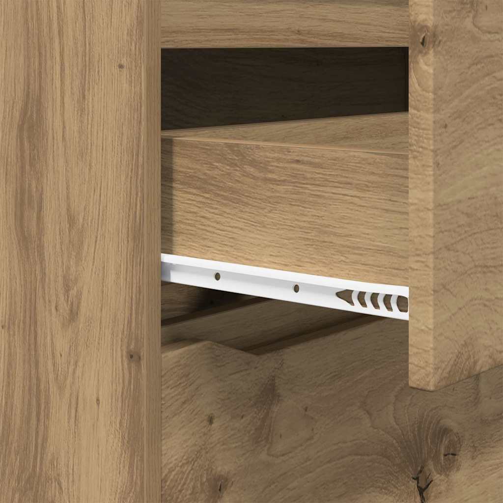 Storage Cabinets Artisan Oak 80 x 48 x 105 cm Engineered Wood