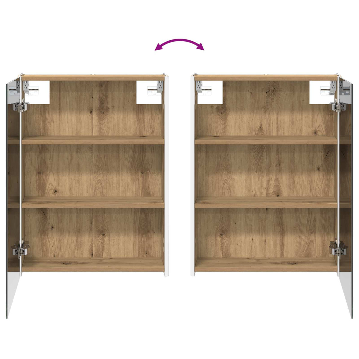 Bathroom Furniture Set 4 pcs Artisan Oak