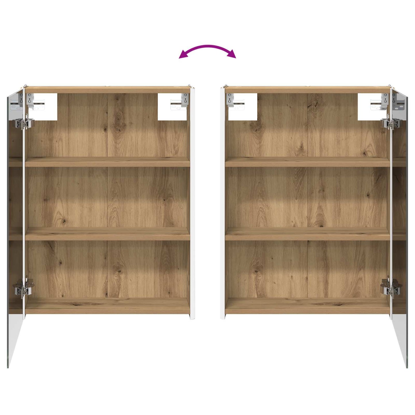 Bathroom Furniture Set 4 pcs Artisan Oak
