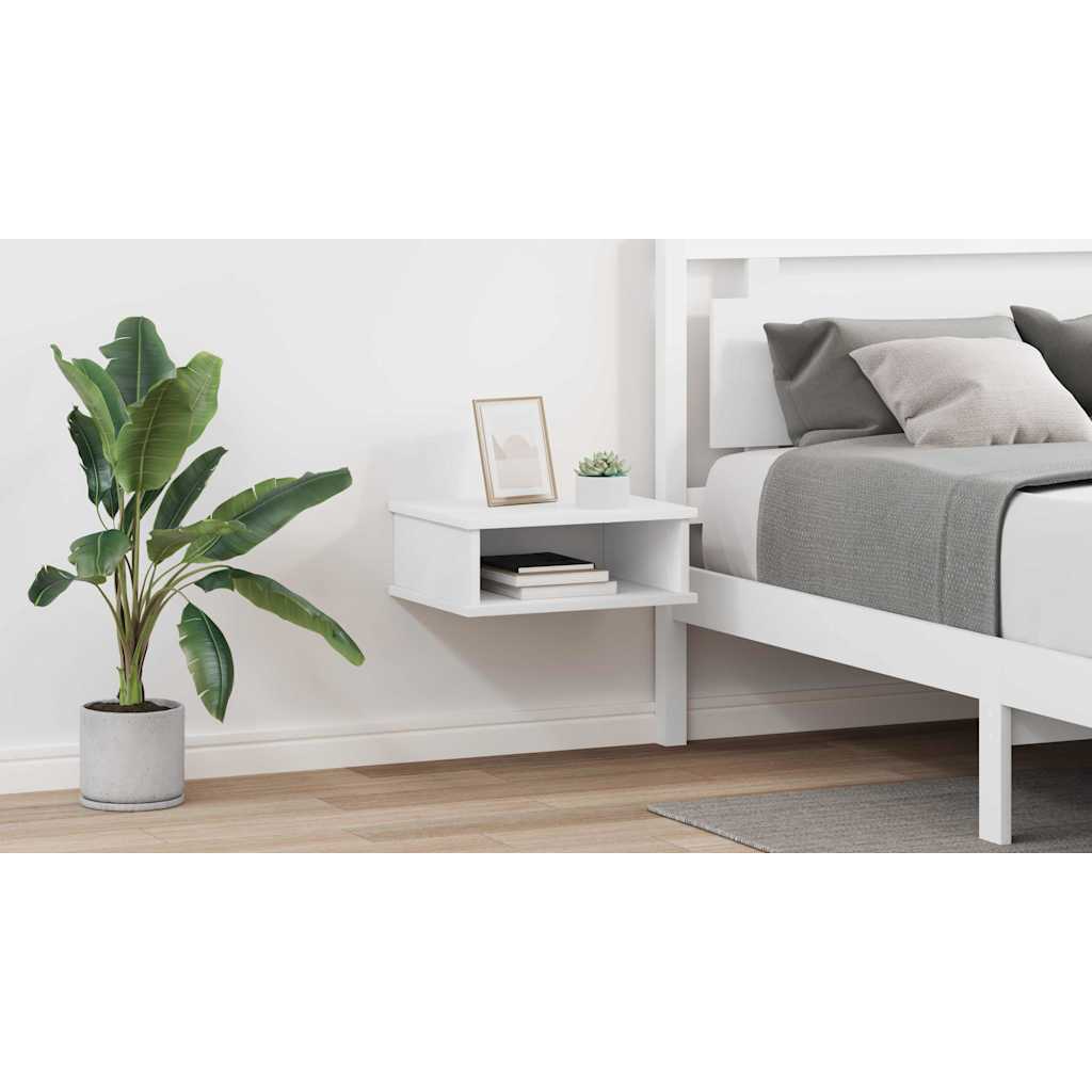 Bedside Table 2 pcs White 40 x 31 x 15 cm Engineered Wood