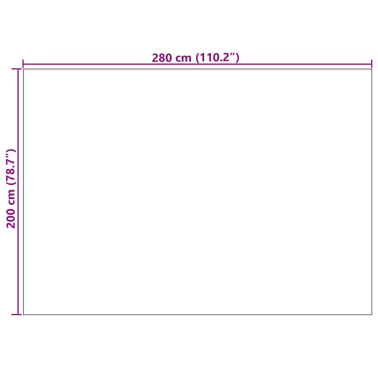 Area Rugs Rectangular SIROLO Cream 280 x 200 cm Polyester