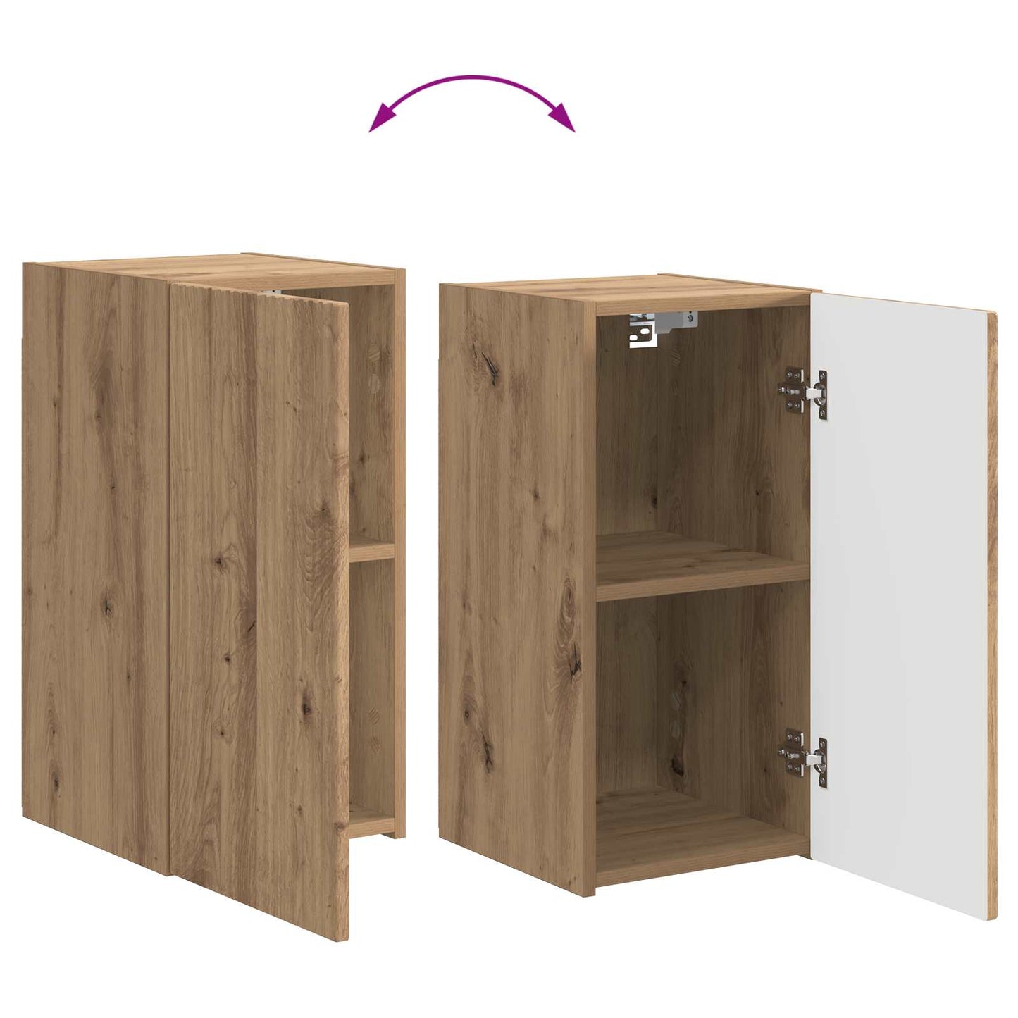 TV Cabinet Set 5 pcs Artisan Oak Engineered Wood