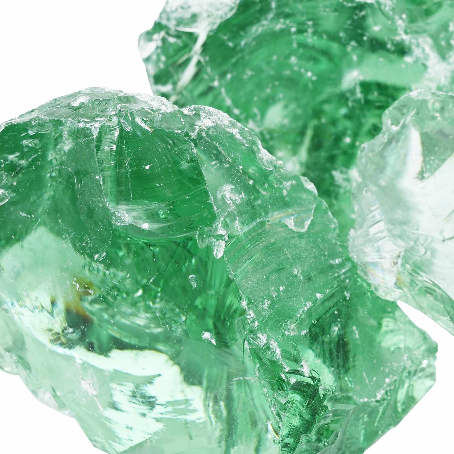 Garden Stones Light Green 12 cm Glass