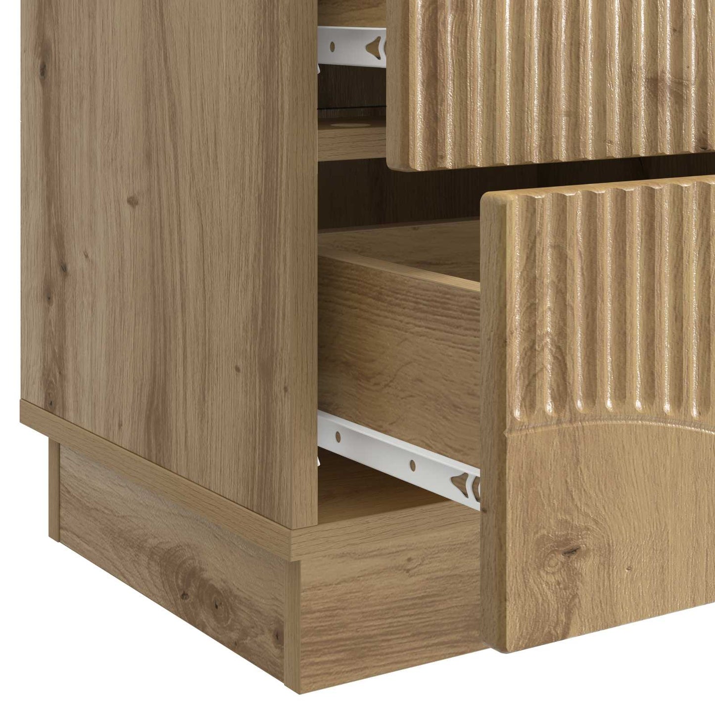 Bedside Cabinet 2 pcs Artisan Oak 43 x 34.5 x 44.5 cm
