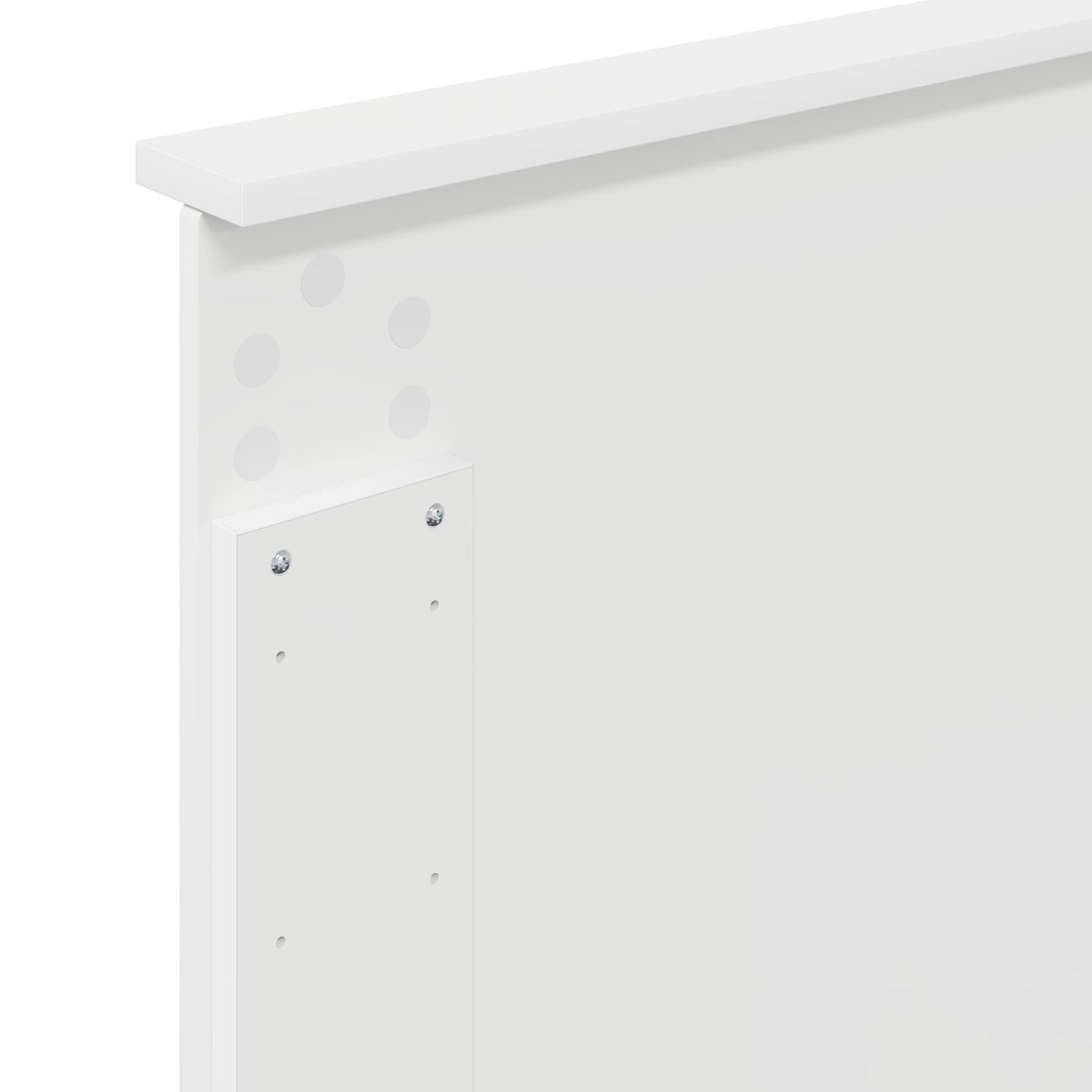 Bed Frame with Headboard White 75 x 190 cm Solid Pine Wood