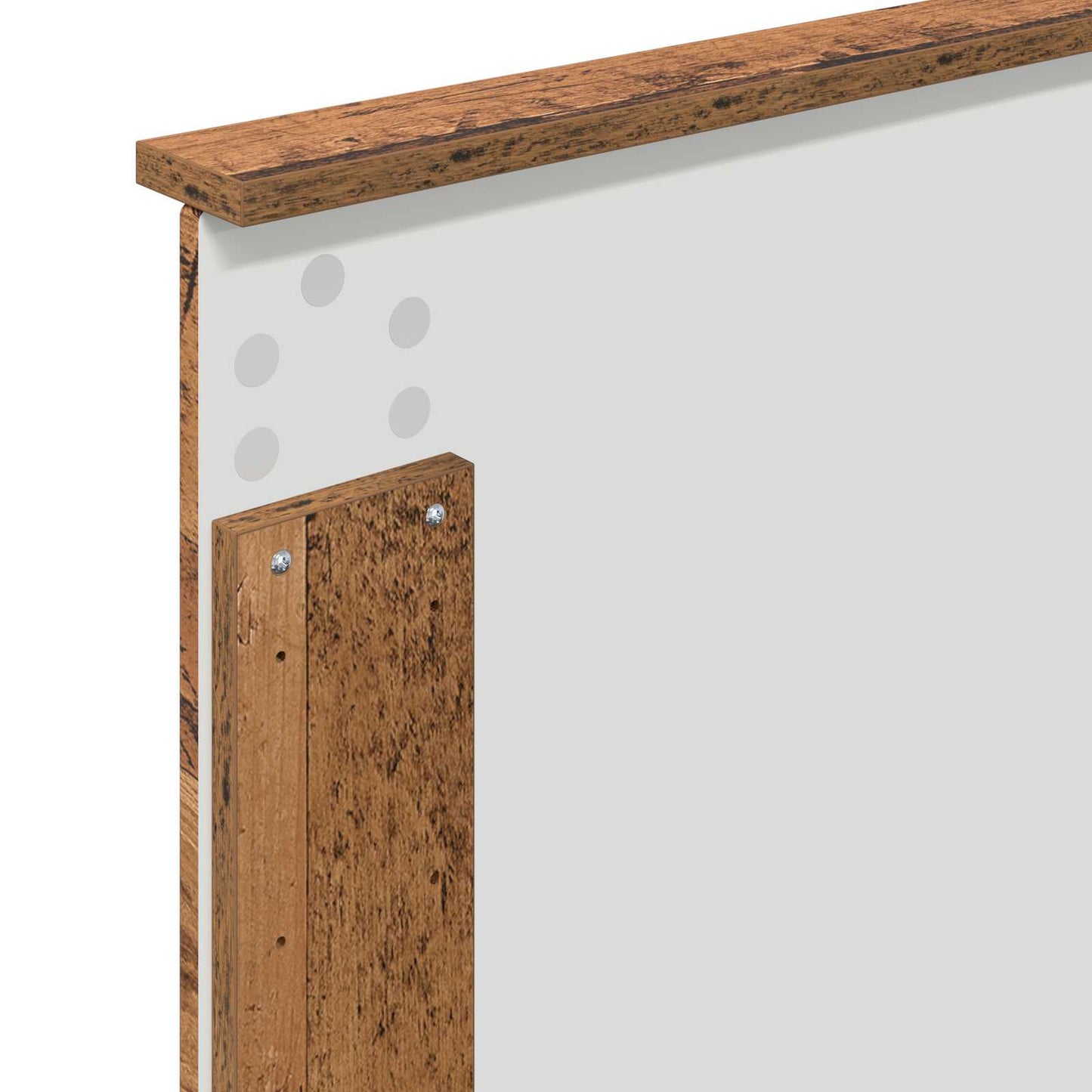 Bed Frame with Headboard Old Wood 90 x 190 cm Engineered Wood