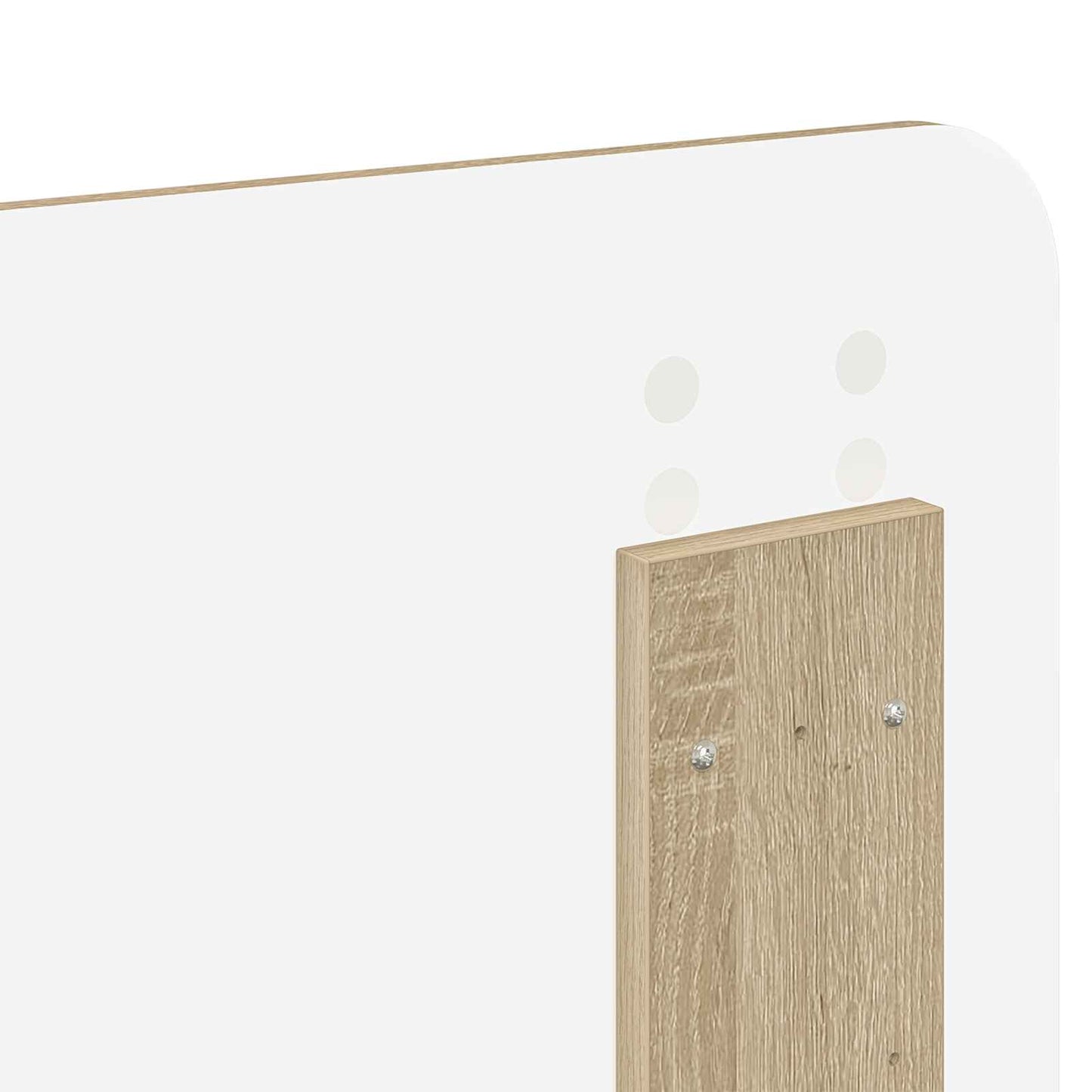 Bed Frame with Headboard Sonoma 140 x 190 cm Solid Pine Wood