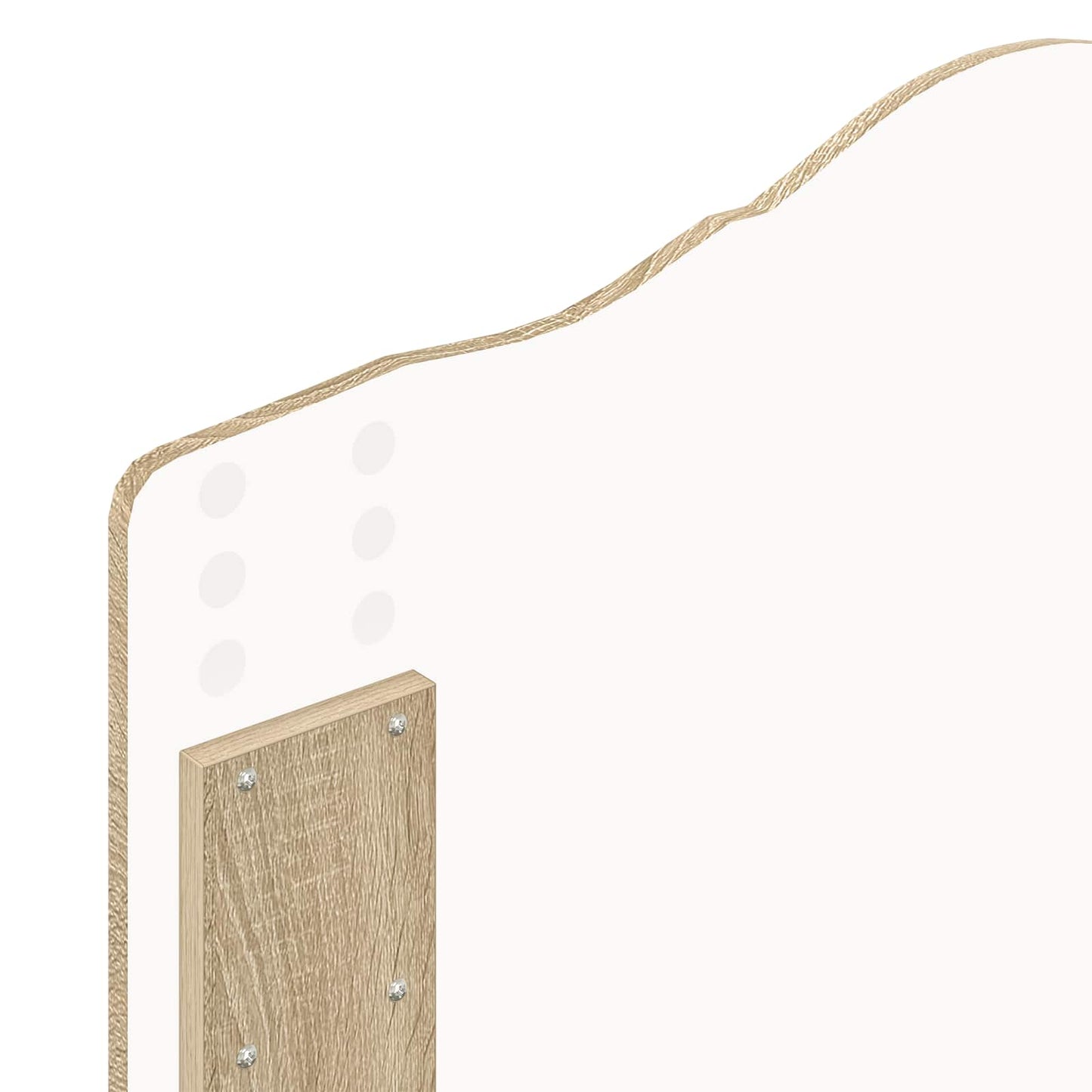 Bed Frame with Headboard Sonoma 90 x 190 cm Solid Pine Wood