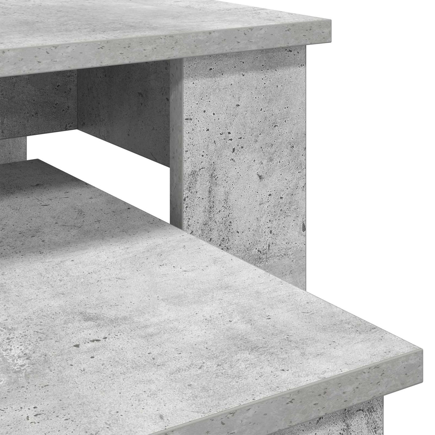 Coffee Table Set 2 pcs Concrete Grey 100 x 50 x 42 cm