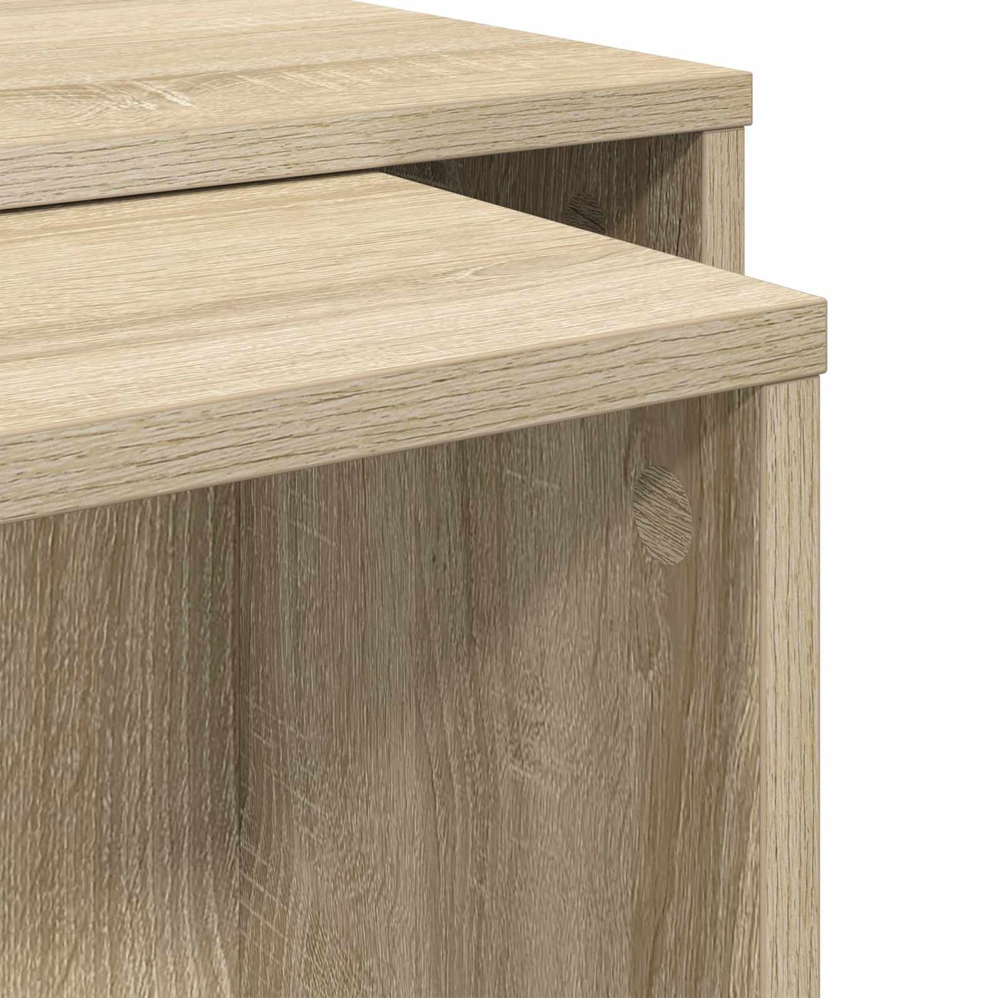 Coffee Table Set 2 pcs Sonoma Oak Engineered Wood