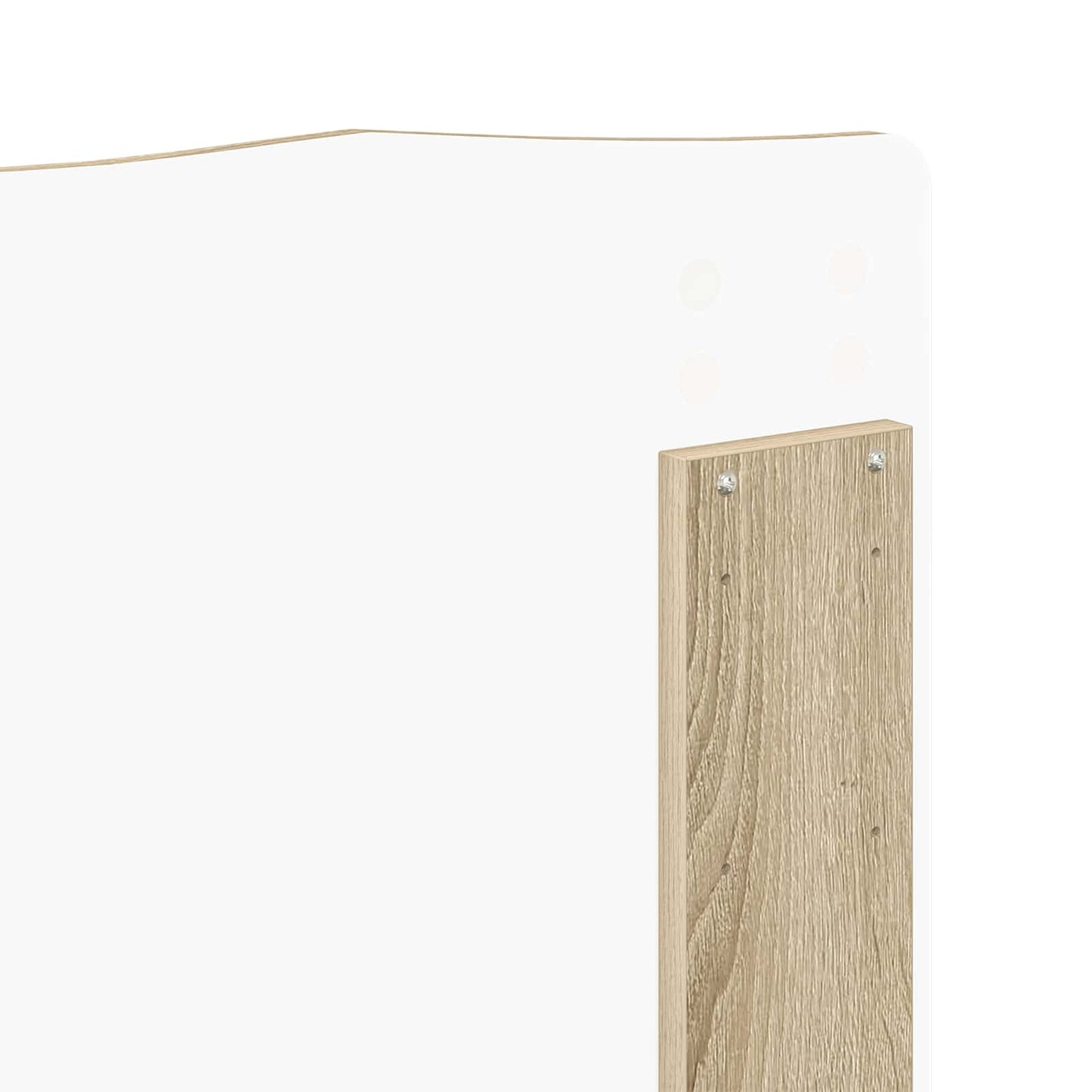 Bed Frame with Headboard Sonoma 120 x 190 cm Solid Pine Wood