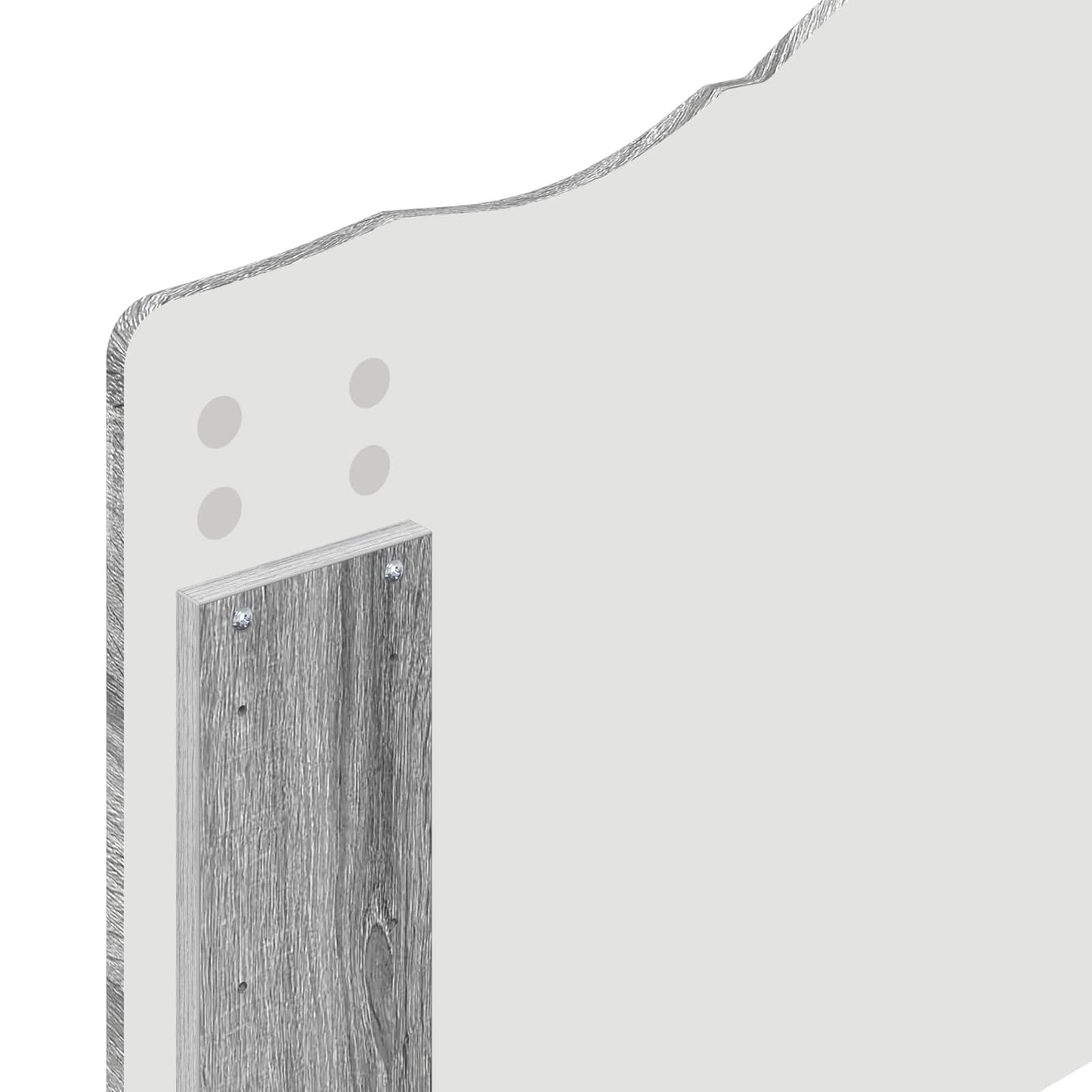 Bed Frame Grey Sonoma 90 x 190 cm Solid Pine Wood