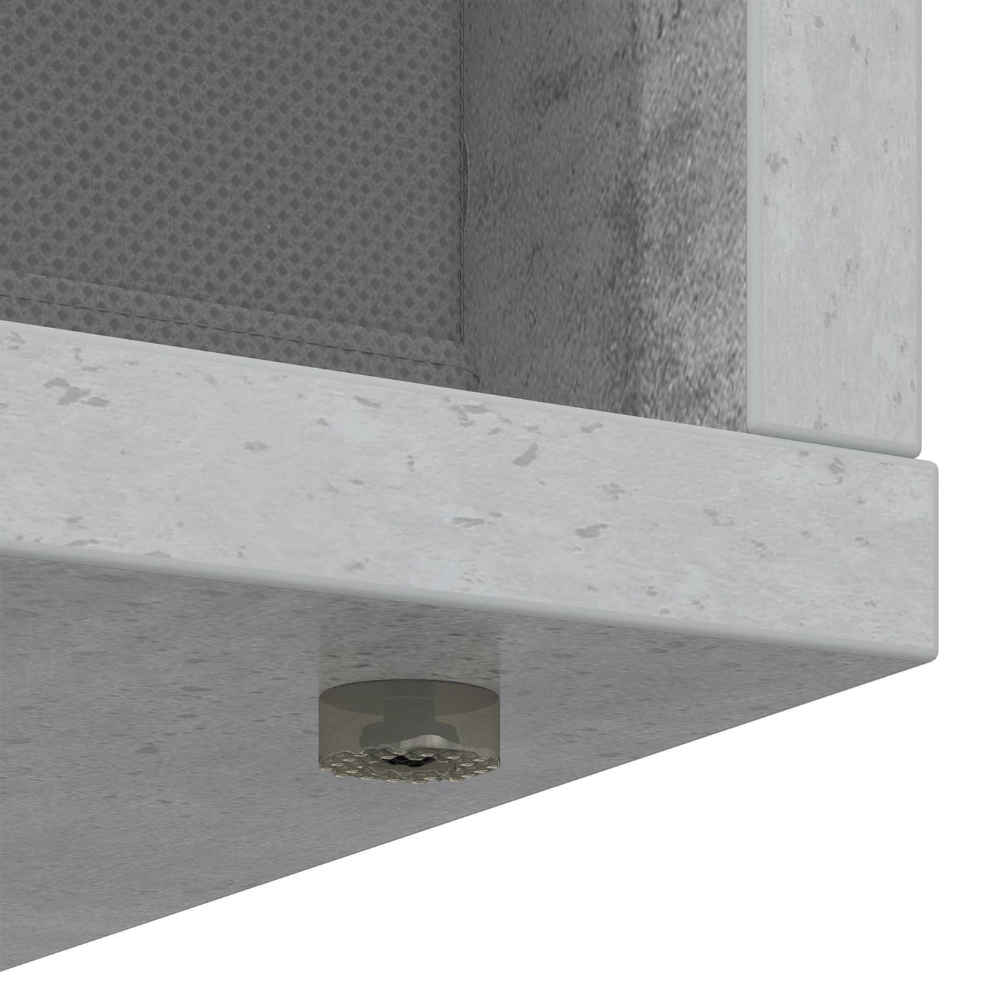Sideboard with Drawer Concrete Grey 102 x 31 x 99.5 cm