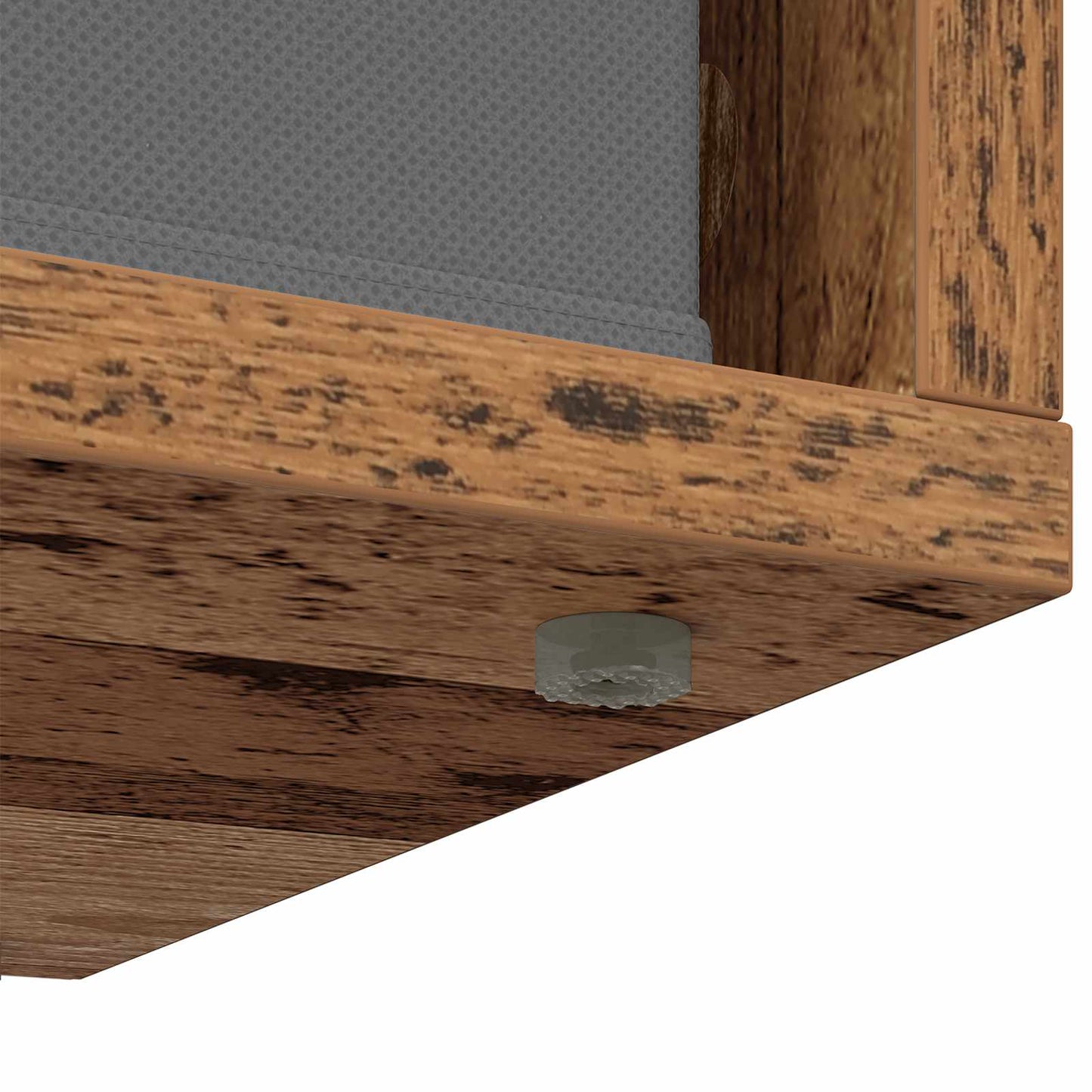 Lowboard with Drawer Old Wood 72 x 22.5 x 38 cm