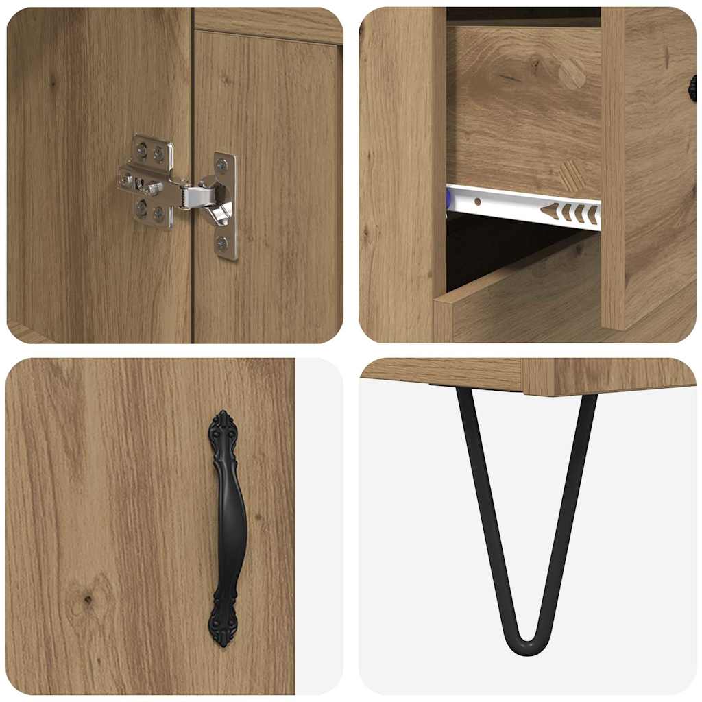 Highboard Artisan Oak 69.5 x 34 x 180 cm Engineered Wood