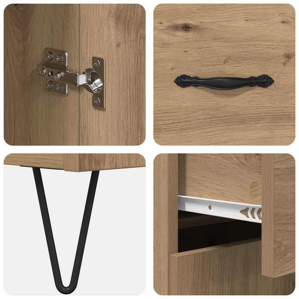 Highboard Artisan Oak 69.5 x 34 x 180 cm Engineered Wood
