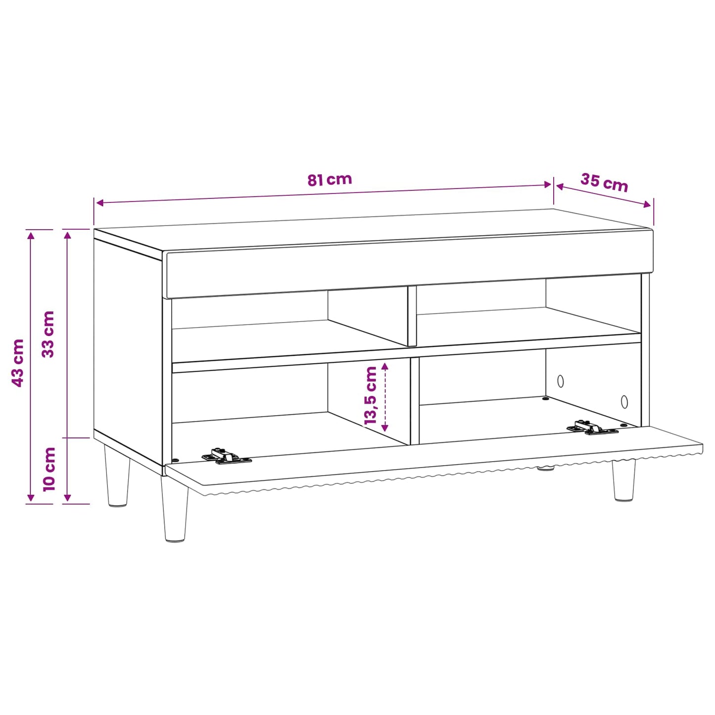 LED TV Cabinet Grey Sonoma Engineered Wood