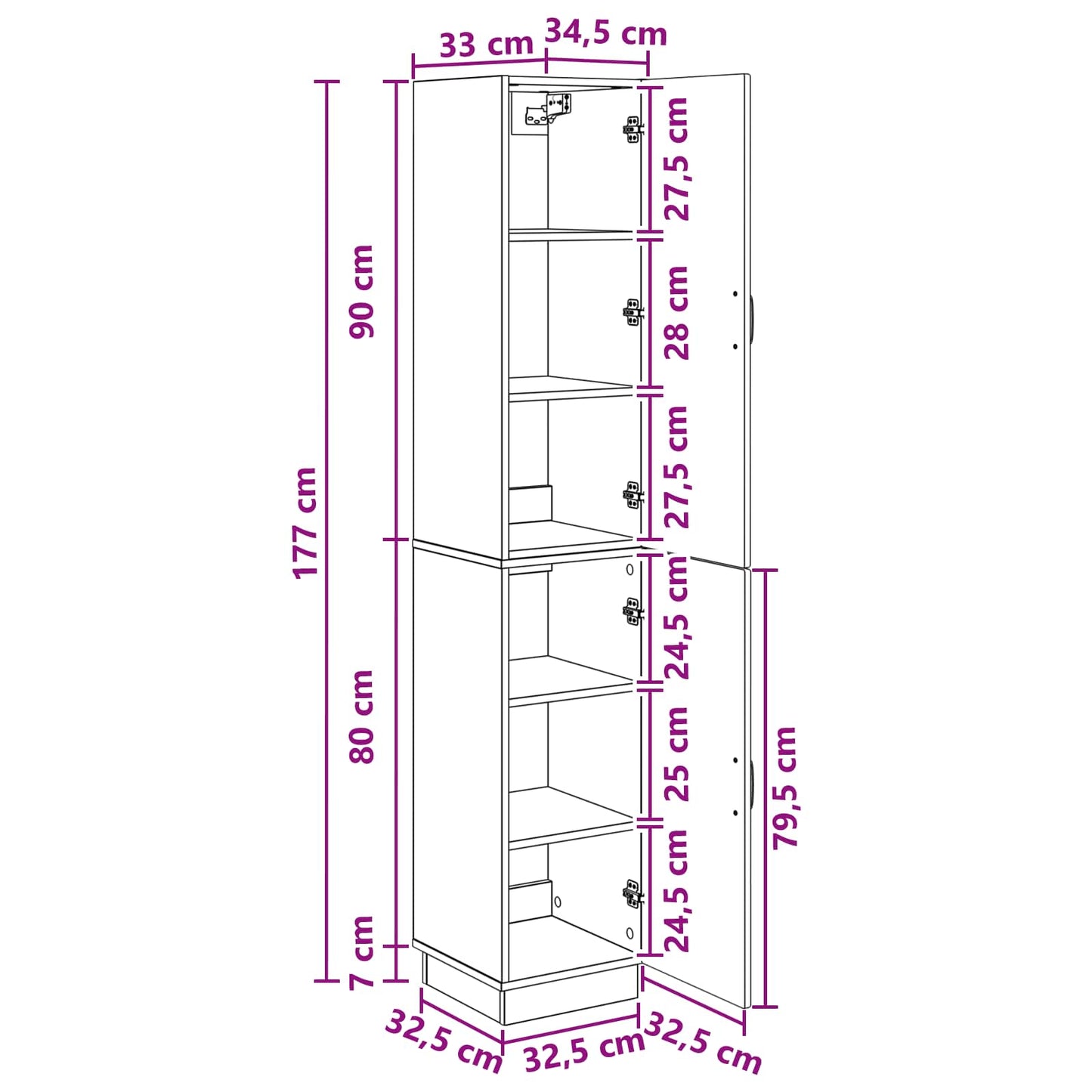 Cabinet Set 2 pcs Sonoma Oak Engineered Wood