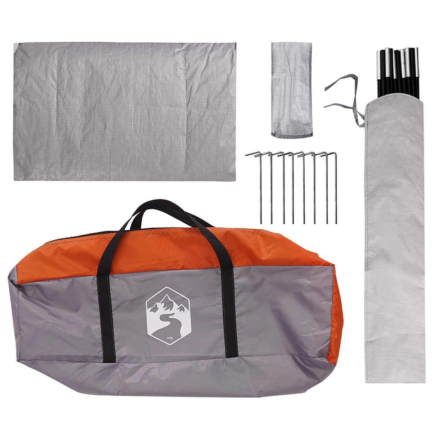 Camping Tent with Rainfly Water-resistant 4-Person