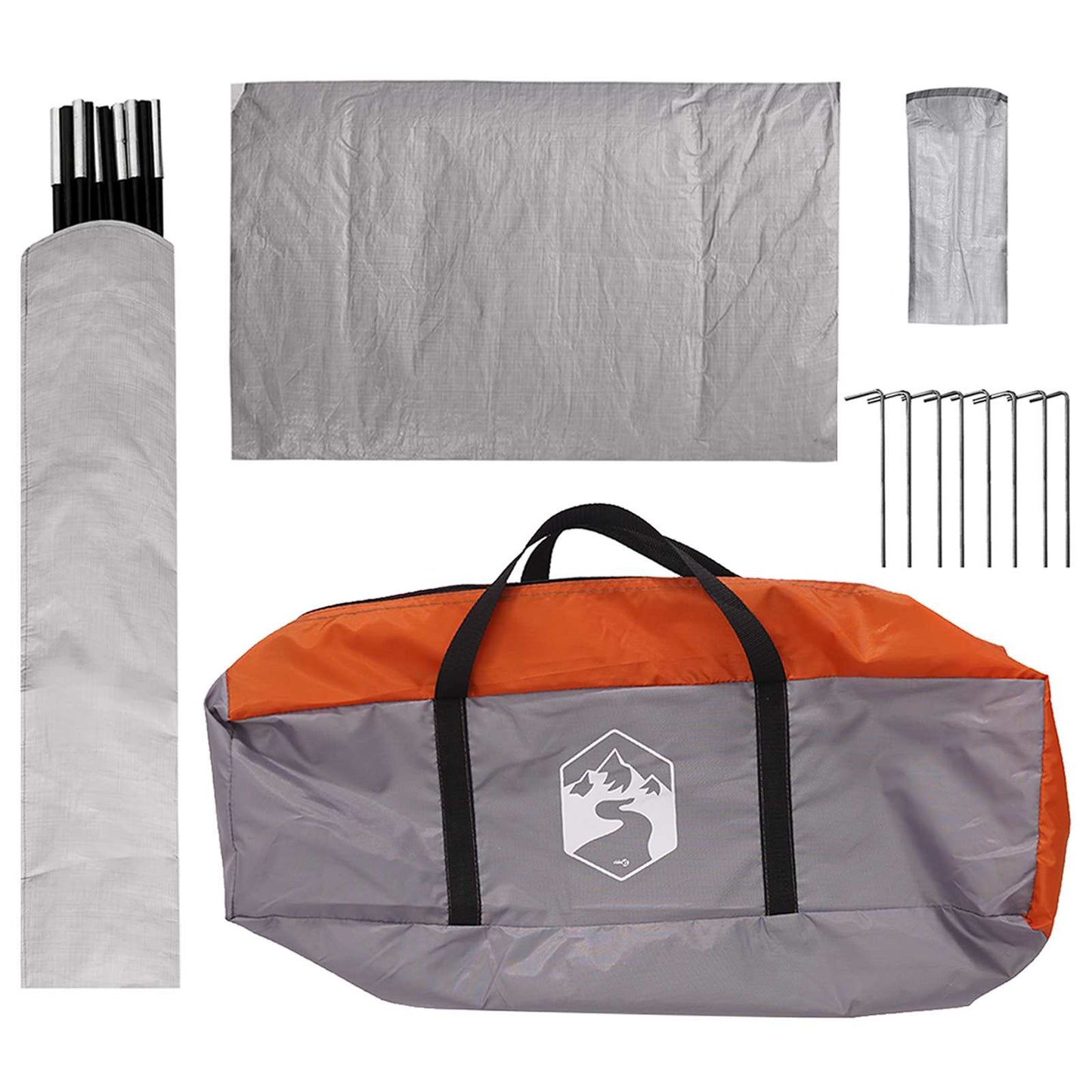 Camping Tent with Rainfly Water-resistant 4-Person