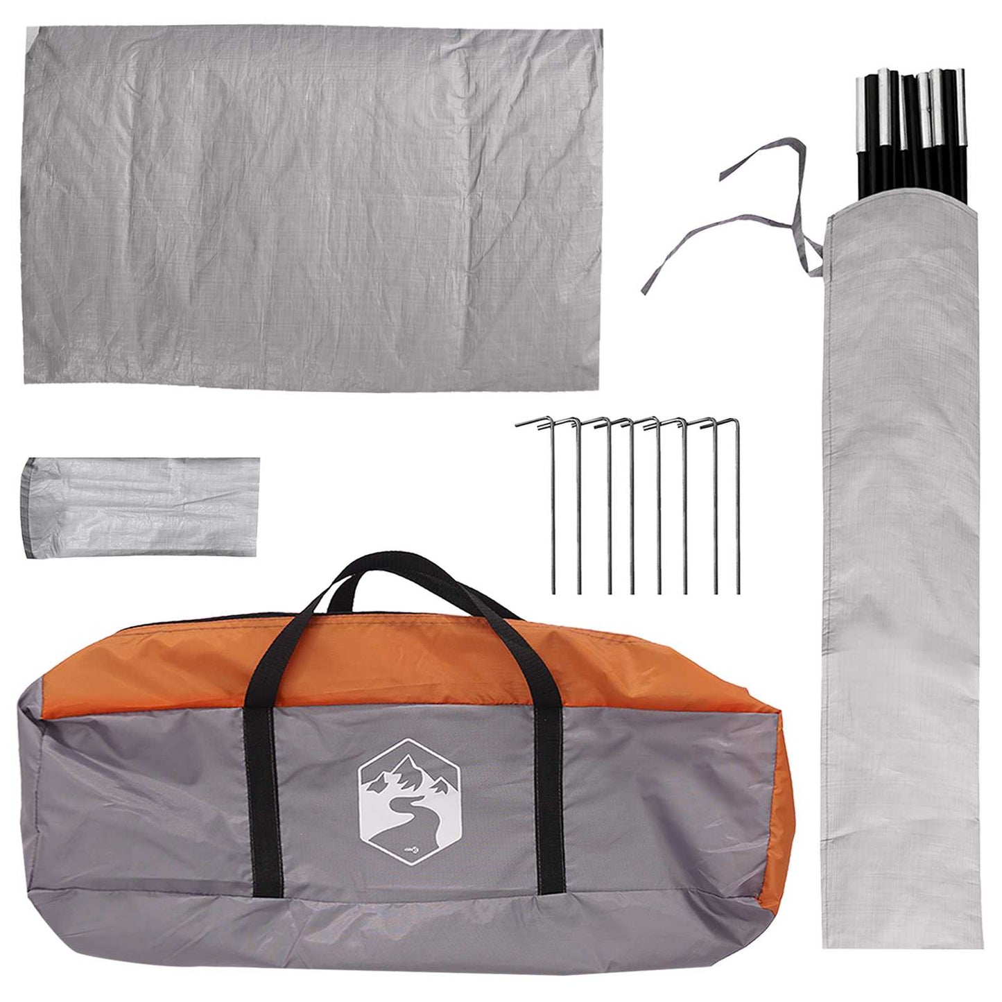 Camping Tent with Rainfly Water-resistant 4-Person