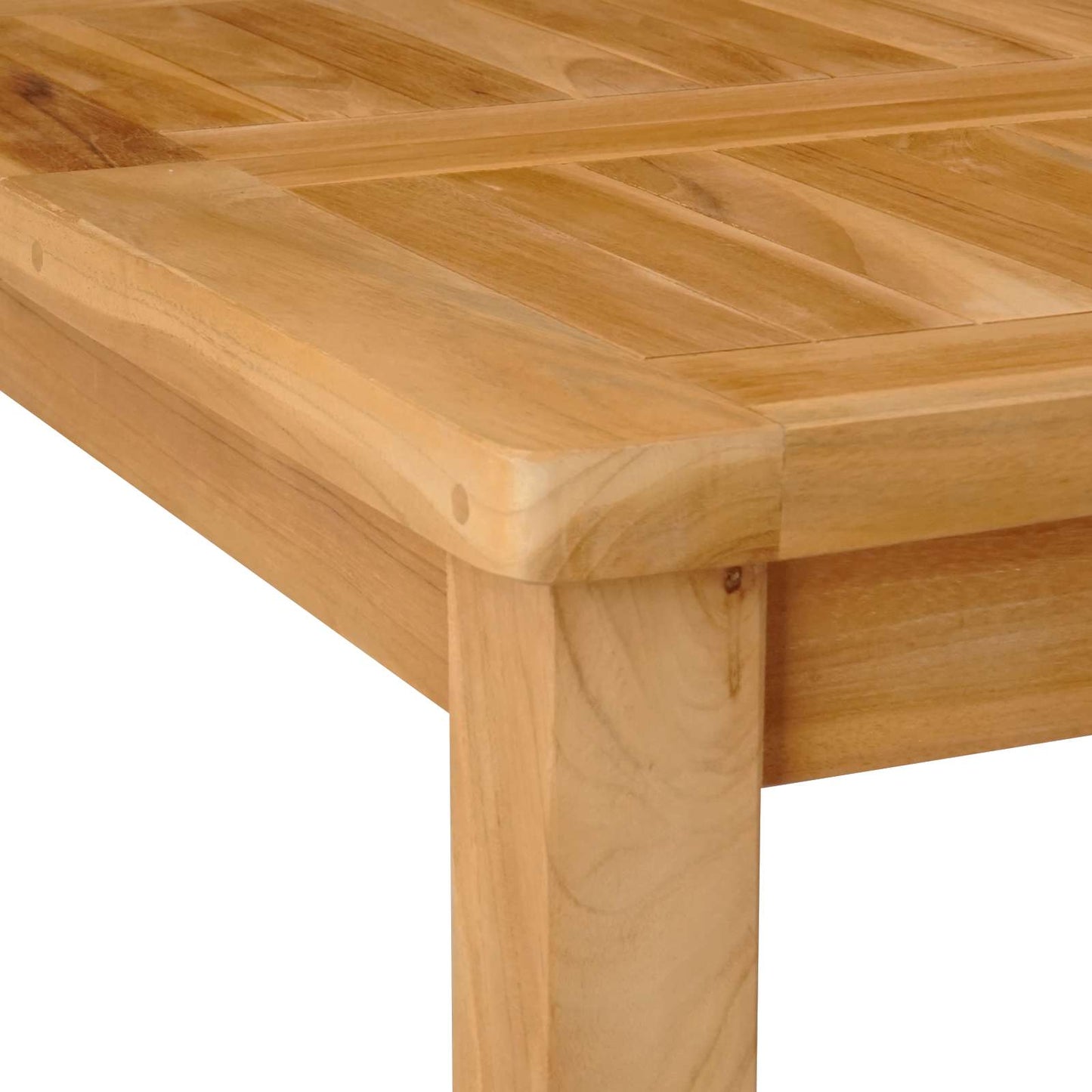 Bar Table Natural 110 x 60 x 105 cm Solid-Teak
