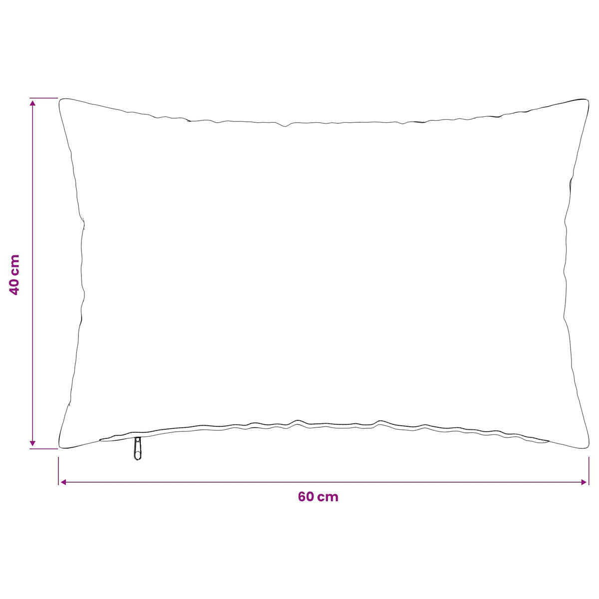 Cushion Cover 2 pcs HEERLEN Black 40 x 60 cm Bouclé