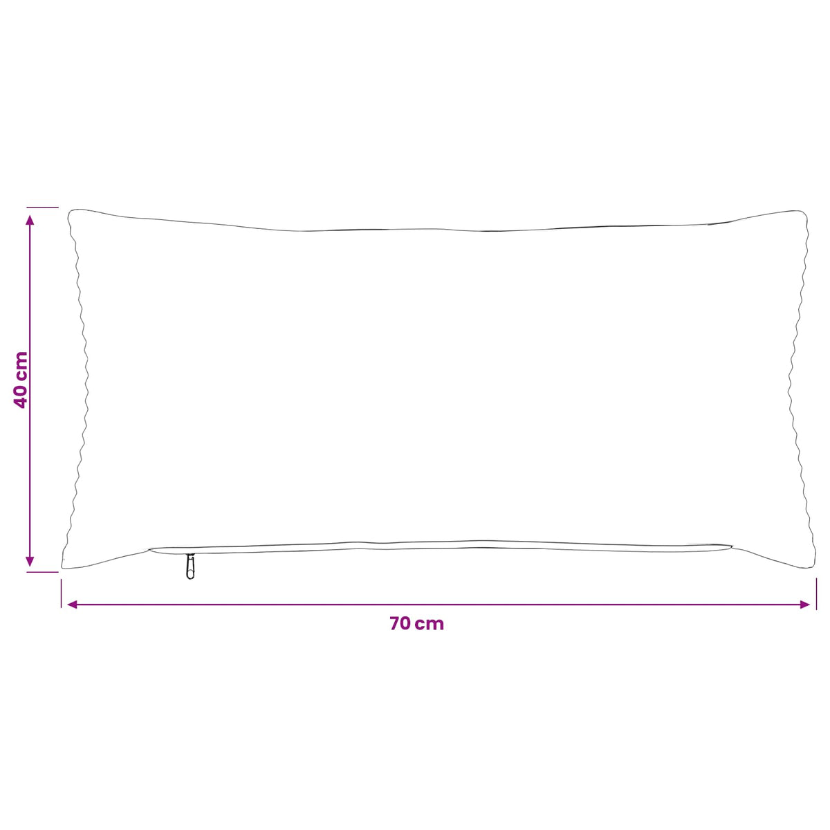 Cushion Cover 2 pcs HEERLEN Light Grey 40 x 70 cm Corduroy