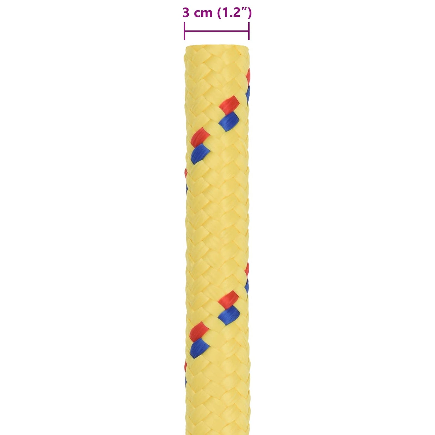 Boat Rope 10 m 3 Yellow PP