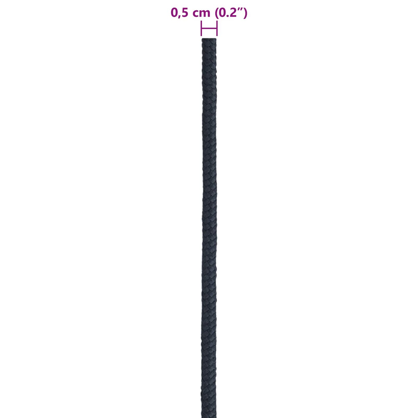 Boat Rope 0.5 mm 50 m Royal Blue Polyester
