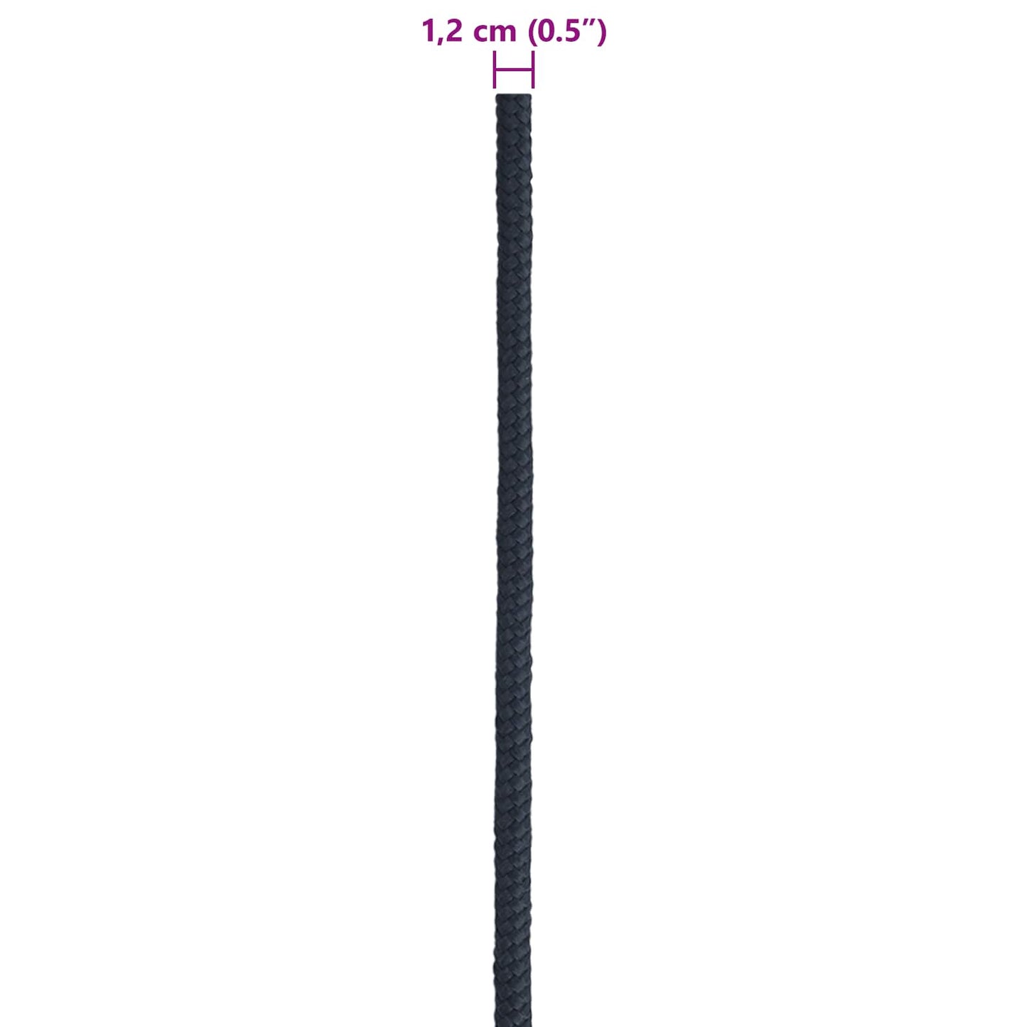 Boat Rope 1.2 mm 25 m Royal Blue Polyester