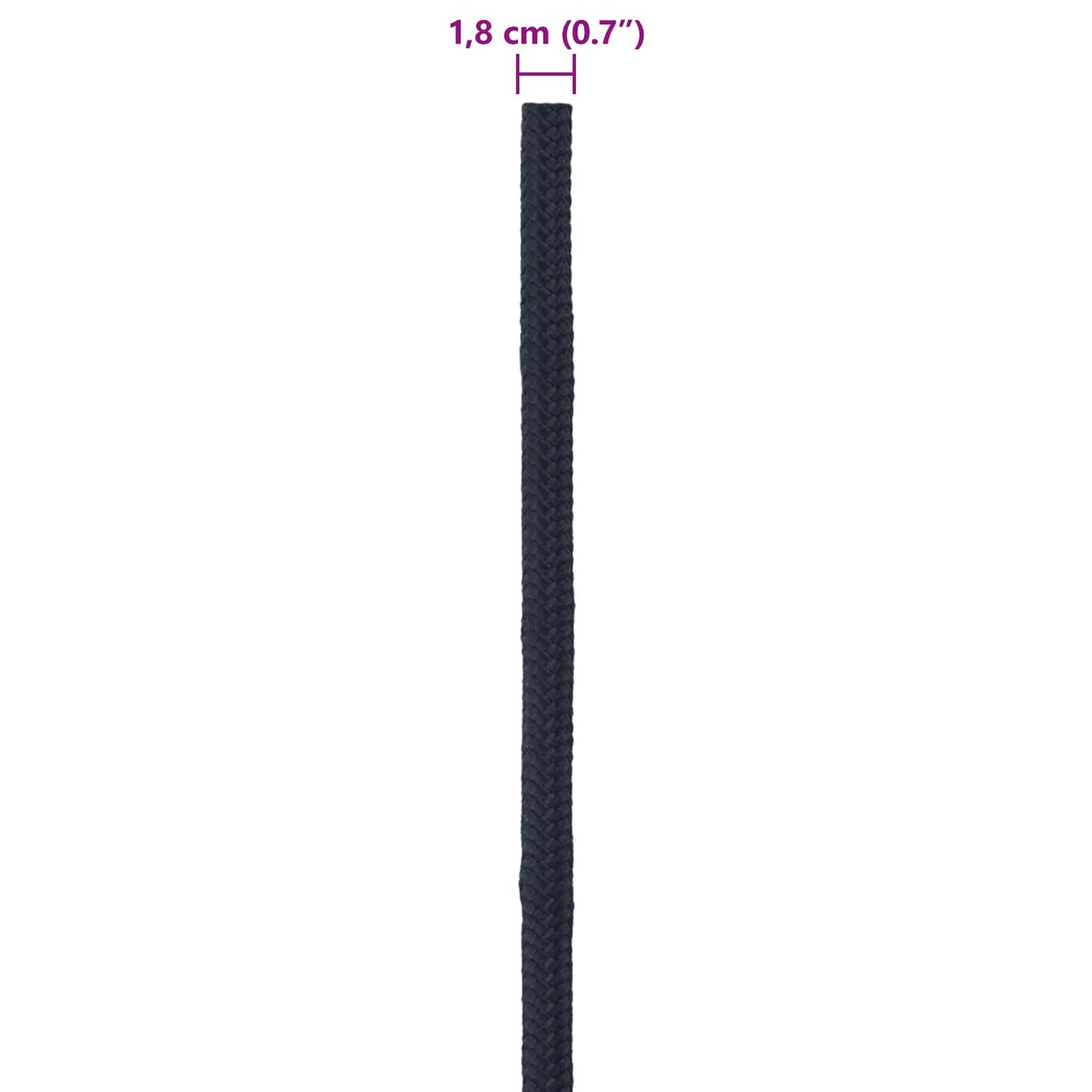 Boat Rope Royal Blue 50 m Polyester
