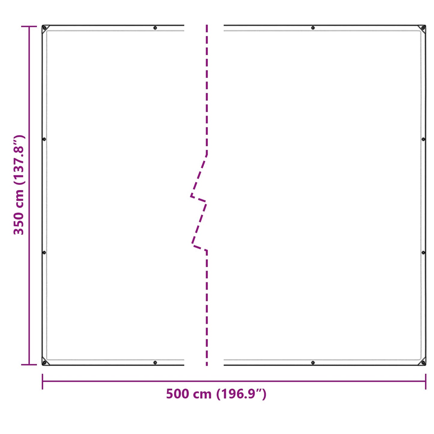 Plant Cover Transparent 5 x 3.5 m PVC