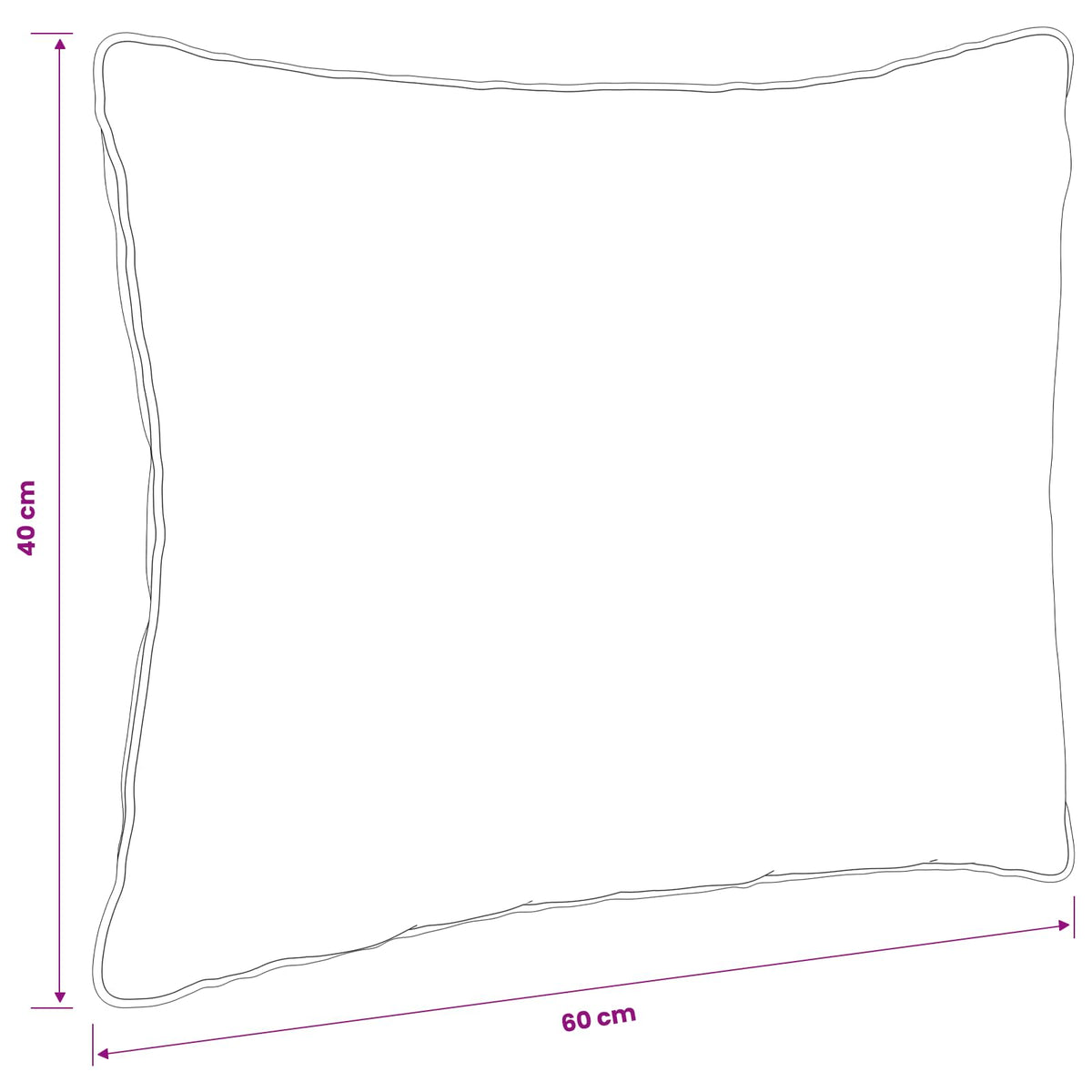 1-Piece Back Cushion PUTTEN 100% Polyester White