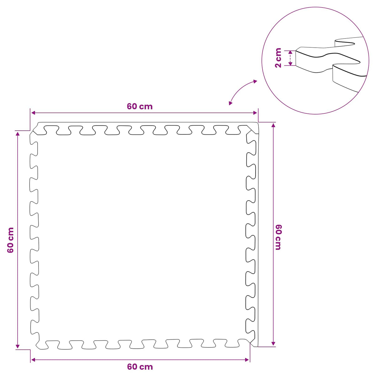 Floor Mats 24 pcs Wood 8.64 m² EVA Foam