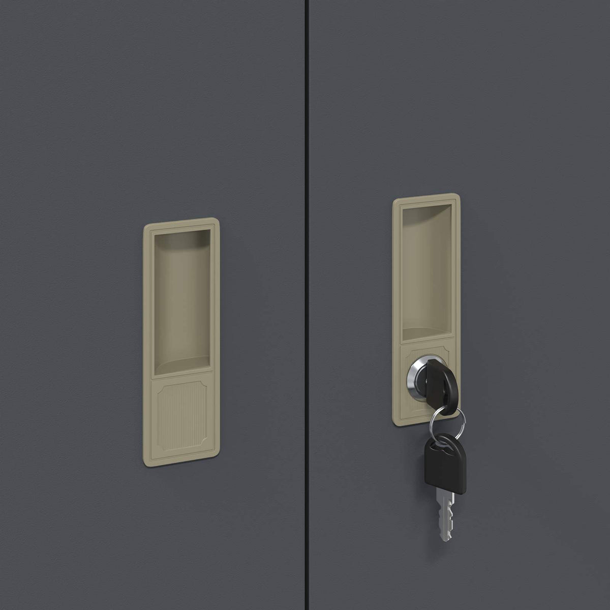 Storage Cabinet 2 pcs Anthracite 60 x 40 x 175 cm Steel