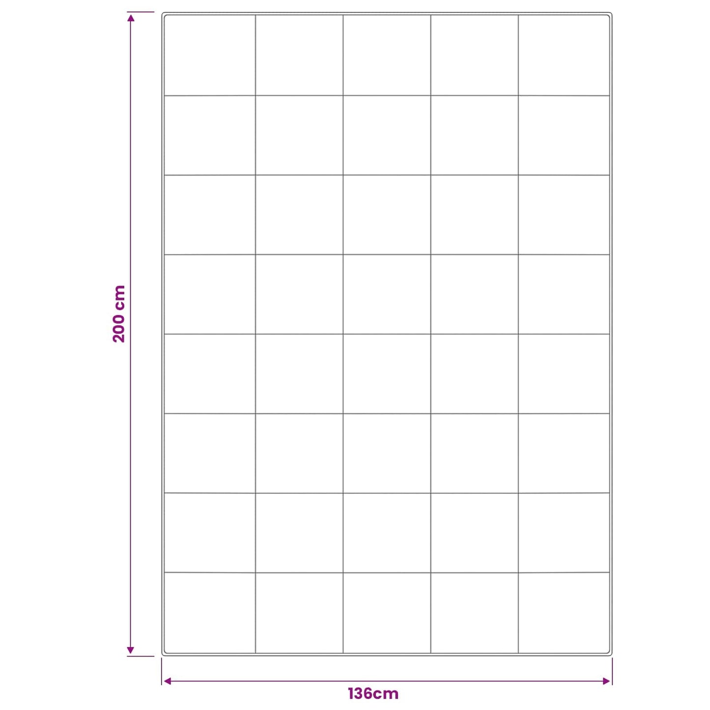 Duvet and Pillow Set 2 pcs 135x200 cm Summer 200 GSM Wool White