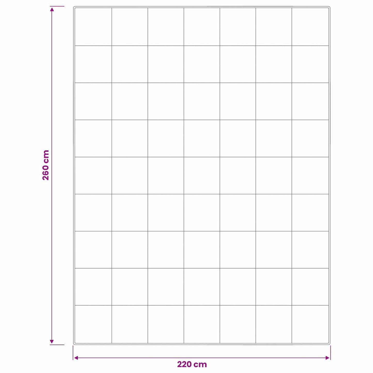 90% Goose Down Duvet Set FULDA 3 pcs 220 x 260 cm All Seasons