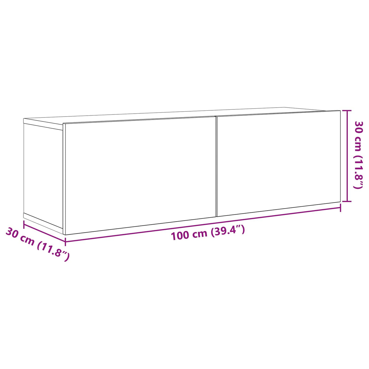 TV Cabinet Set 5 pcs Black Oak Engineered Wood