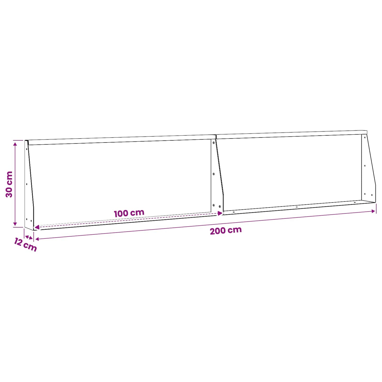 Retaining Wall 2 pcs 100 x 12 x 30 cm Steel Olive Green