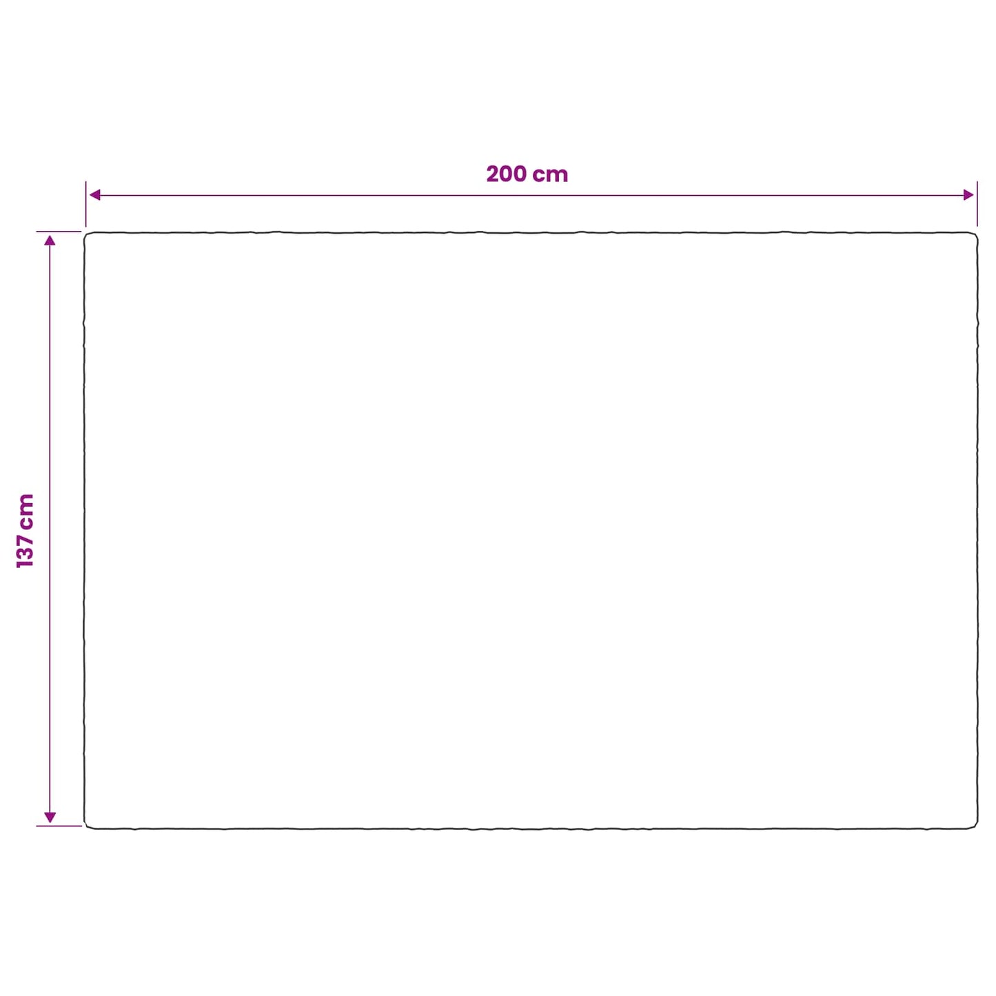 Weighted Blanket White 137 x 200 cm 6 kg 100% Cotton 205T