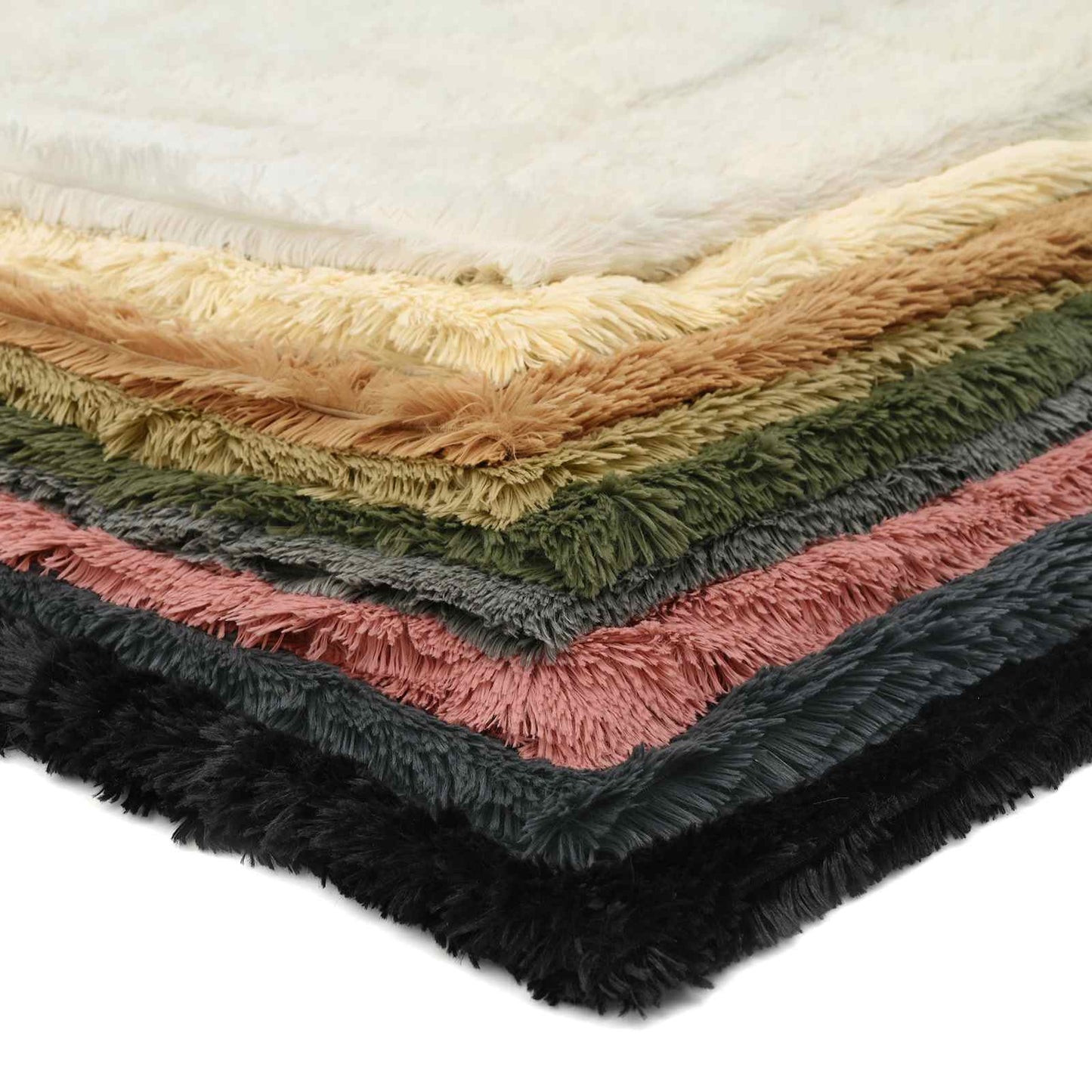 Cushion with Pillow HEERLEN 12 pcs Light Green PV Fleece