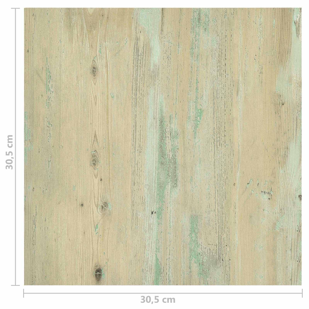 Flooring Planks White and Light Brown 5.11 m² 55 pcs PVC