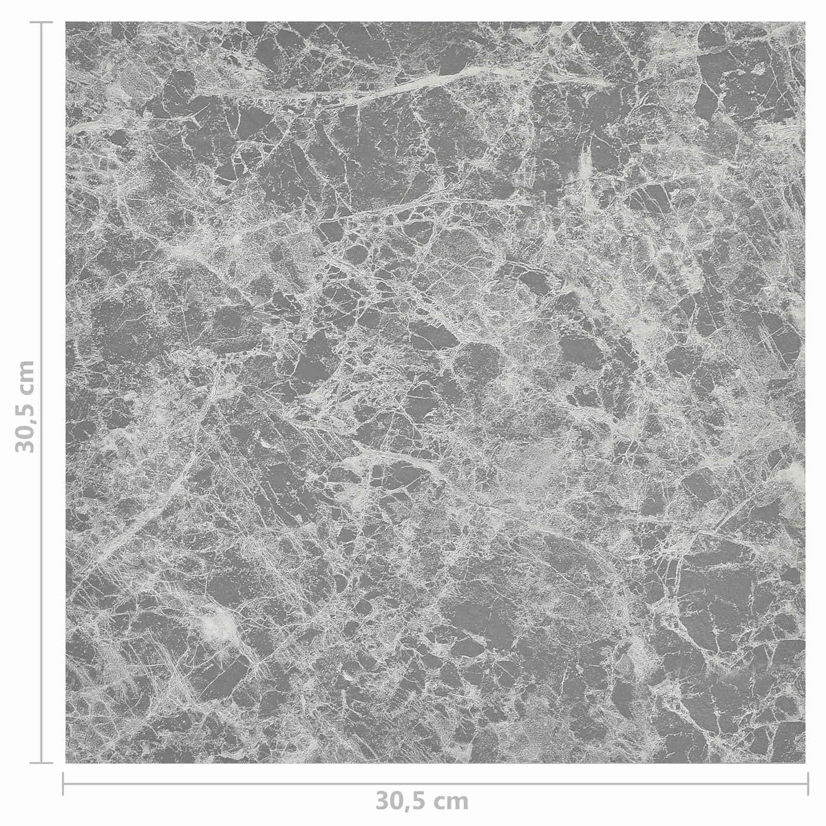 Flooring Planks Grey 5.11 m² 55 pcs PVC