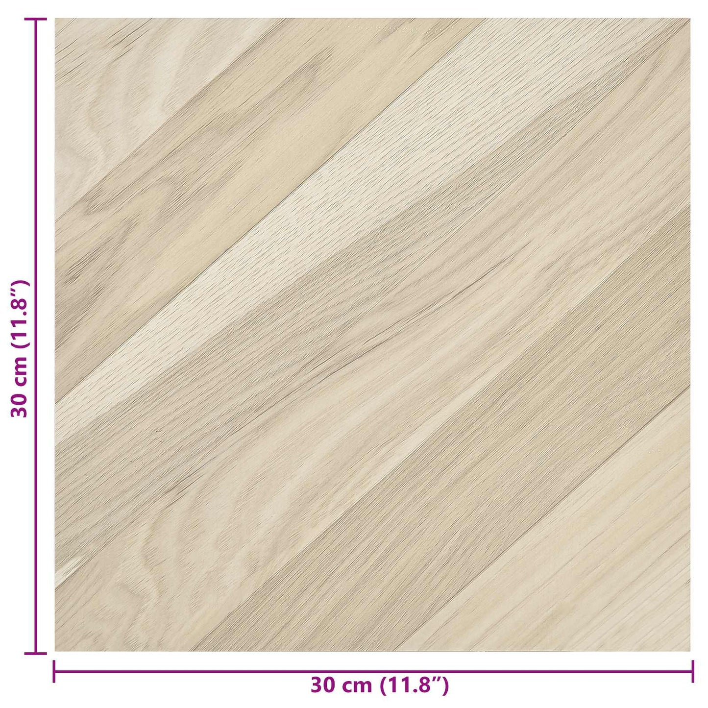 Self-adhesive Flooring Planks 30.5 x 30.5 cm 20 pcs PVC