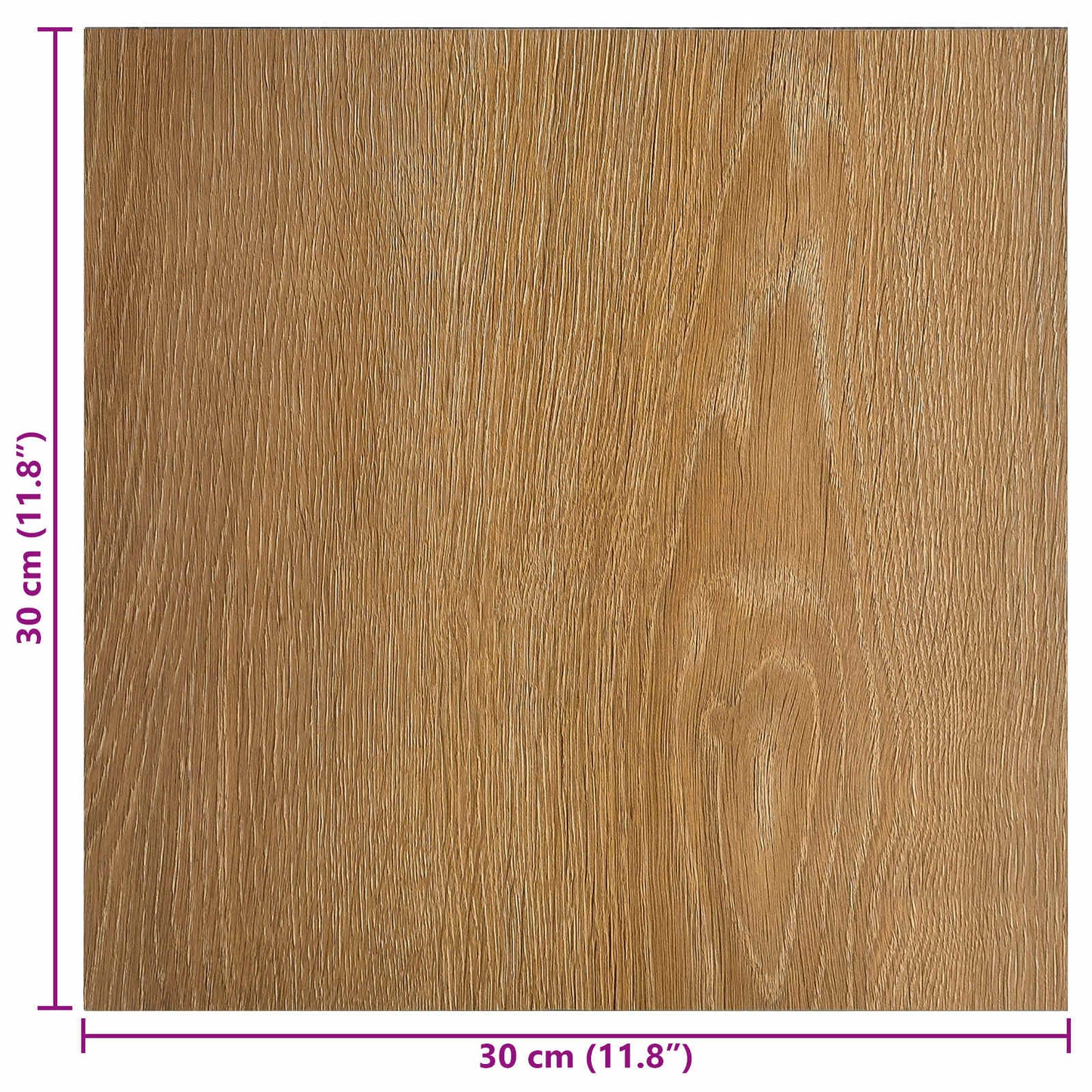 Self-adhesive Flooring Planks 30.5 x 30.5 cm 20 pcs PVC Wood