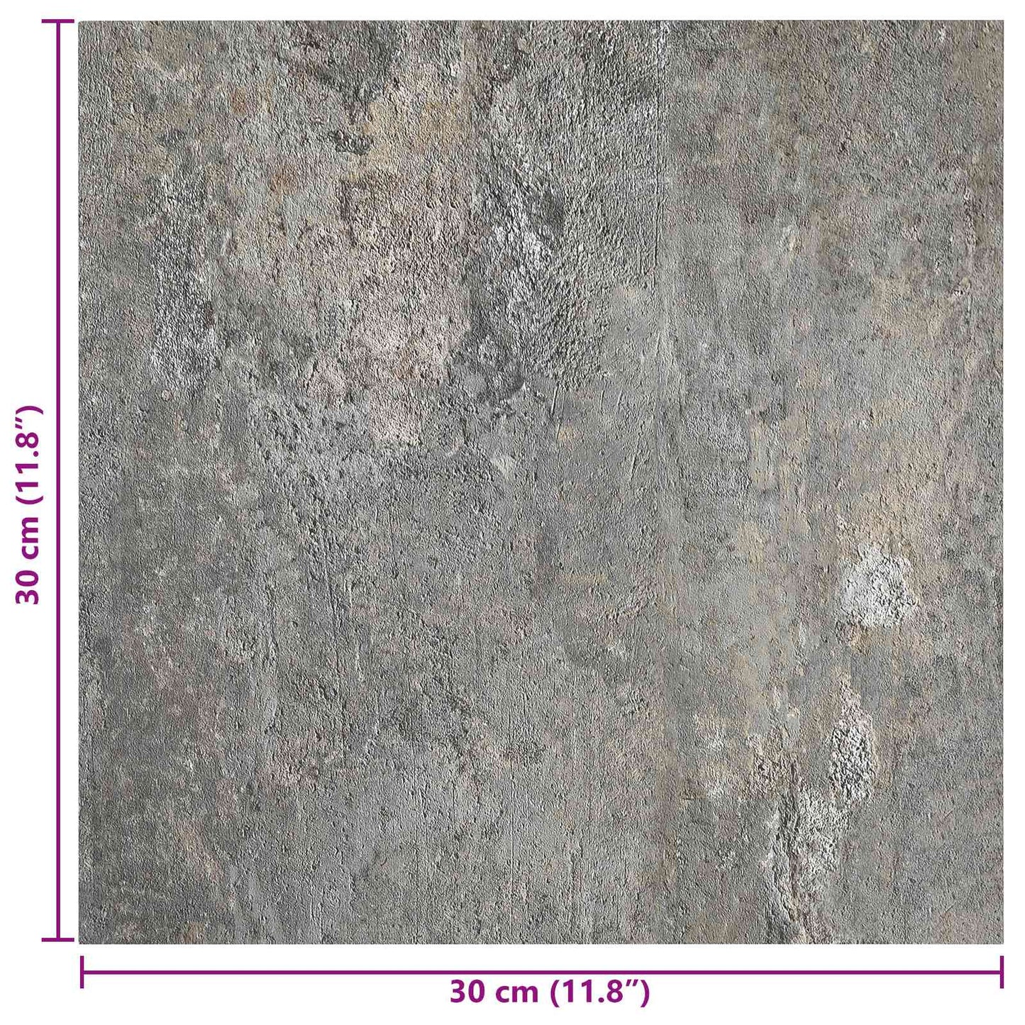 Self-adhesive Flooring Planks 30.5 x 30.5 cm 20 pcs PVC Stones